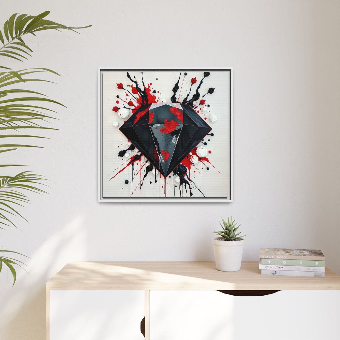 Matte Canvas, Framed (Multi-color)