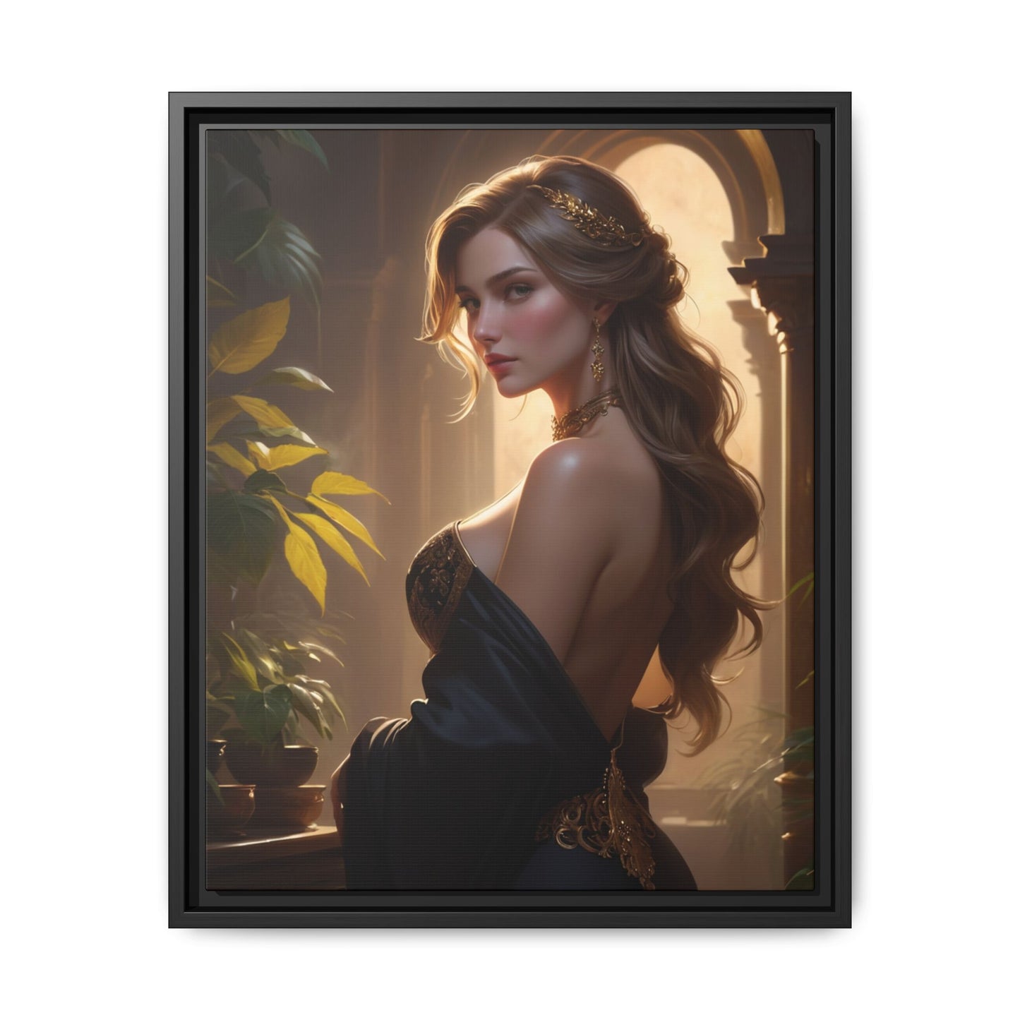 Matte Canvas, Framed (Multi-color)