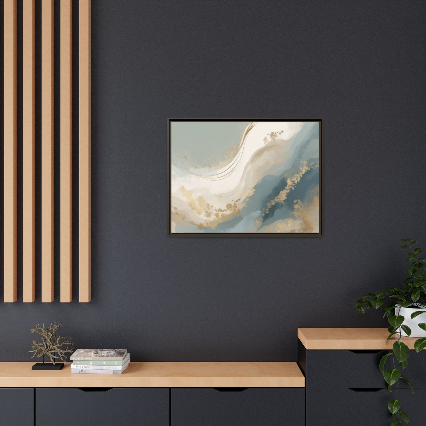 Matte Canvas, Framed (Multi-color)