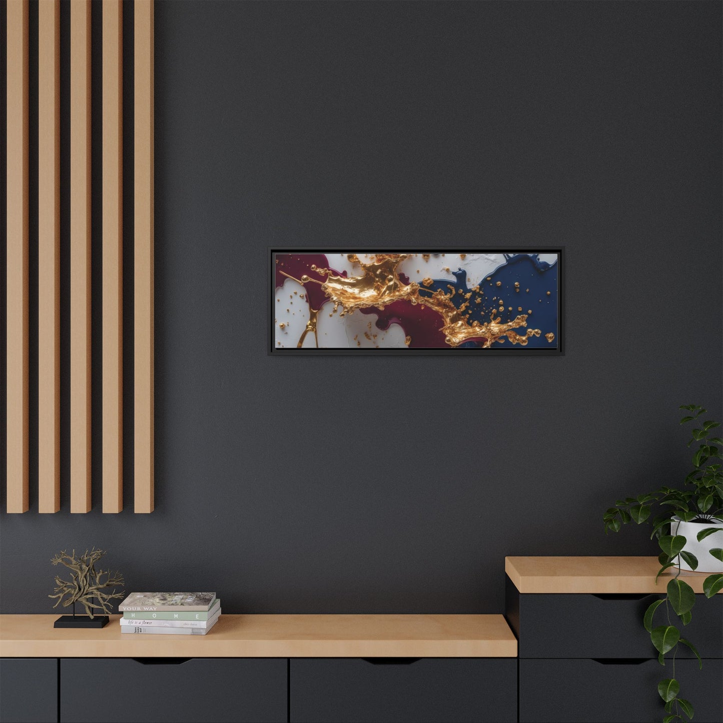 Matte Canvas, Framed (Multi-color)
