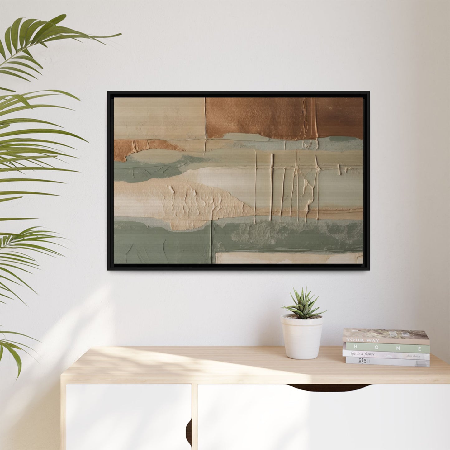 Matte Canvas, Framed (Multi-color)