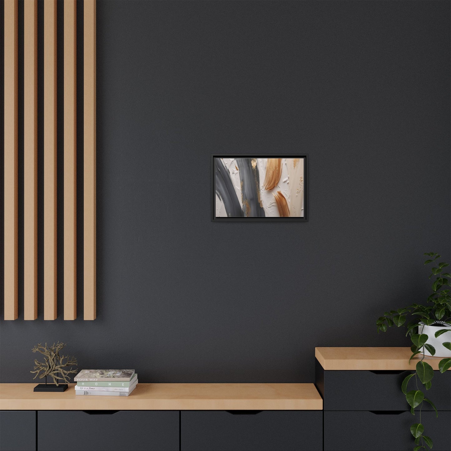 Matte Canvas, Framed (Multi-color)