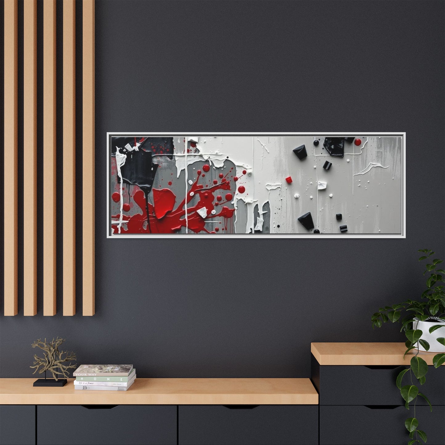 Matte Canvas, Framed (Multi-color)