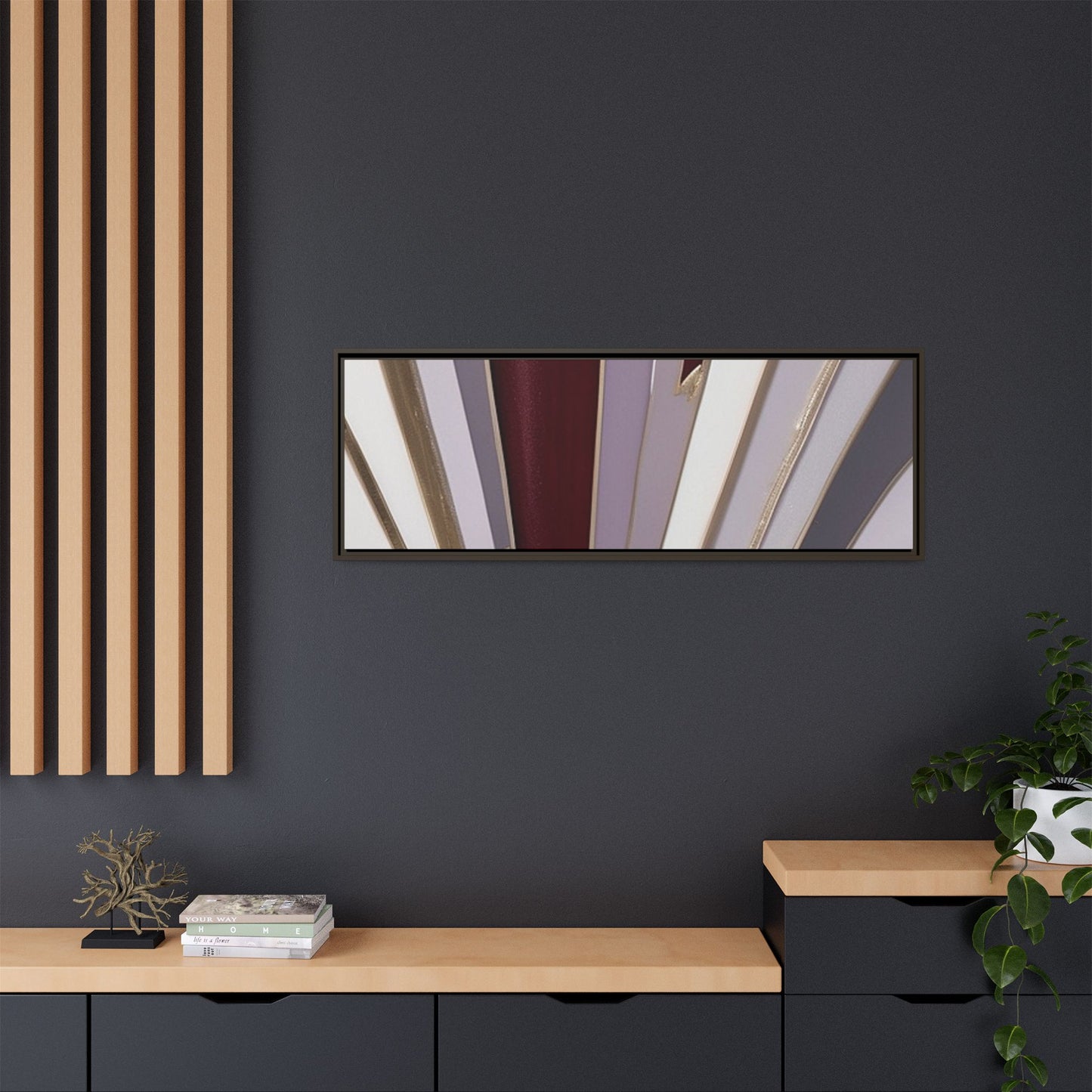 Matte Canvas, Framed (Multi-color)