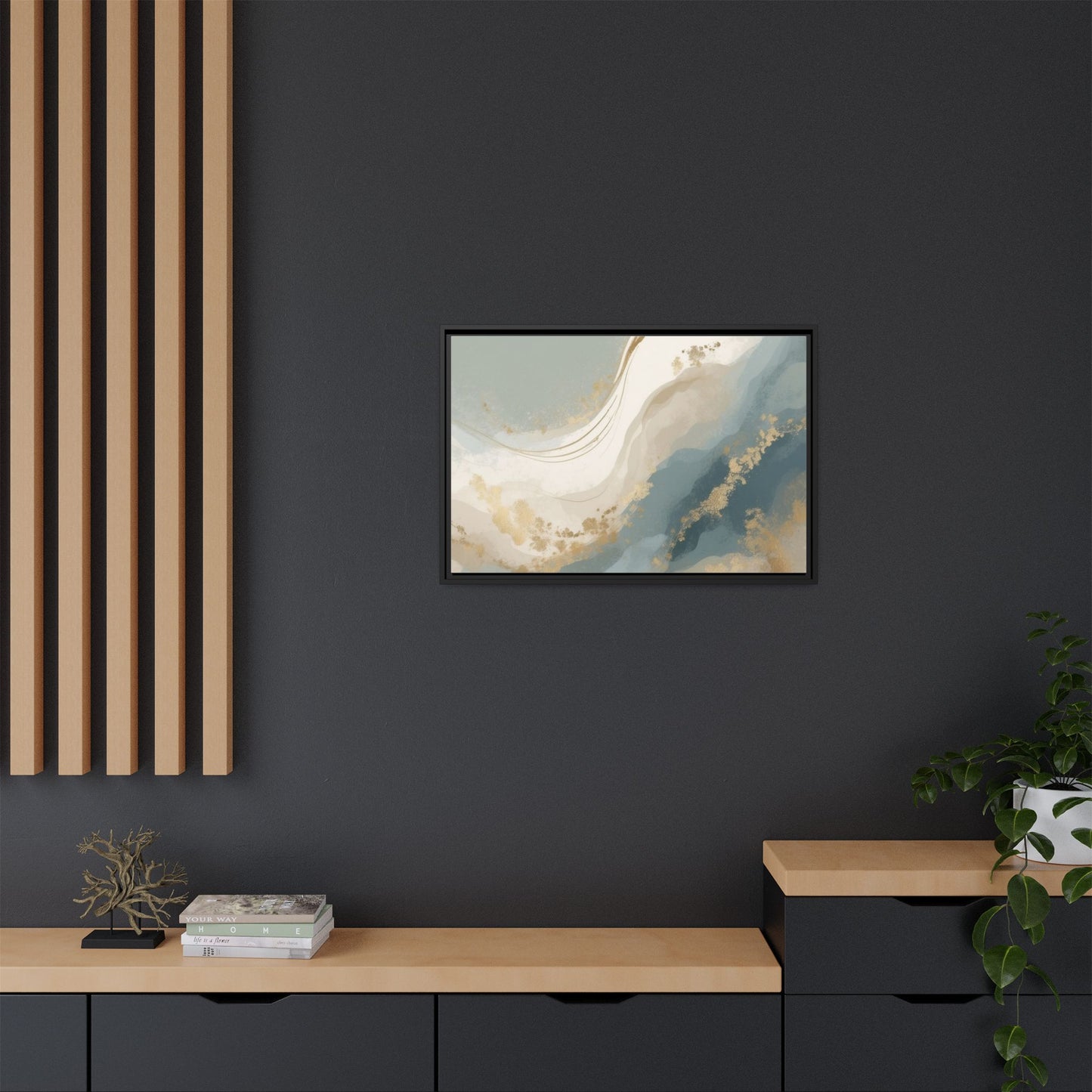 Matte Canvas, Framed (Multi-color)
