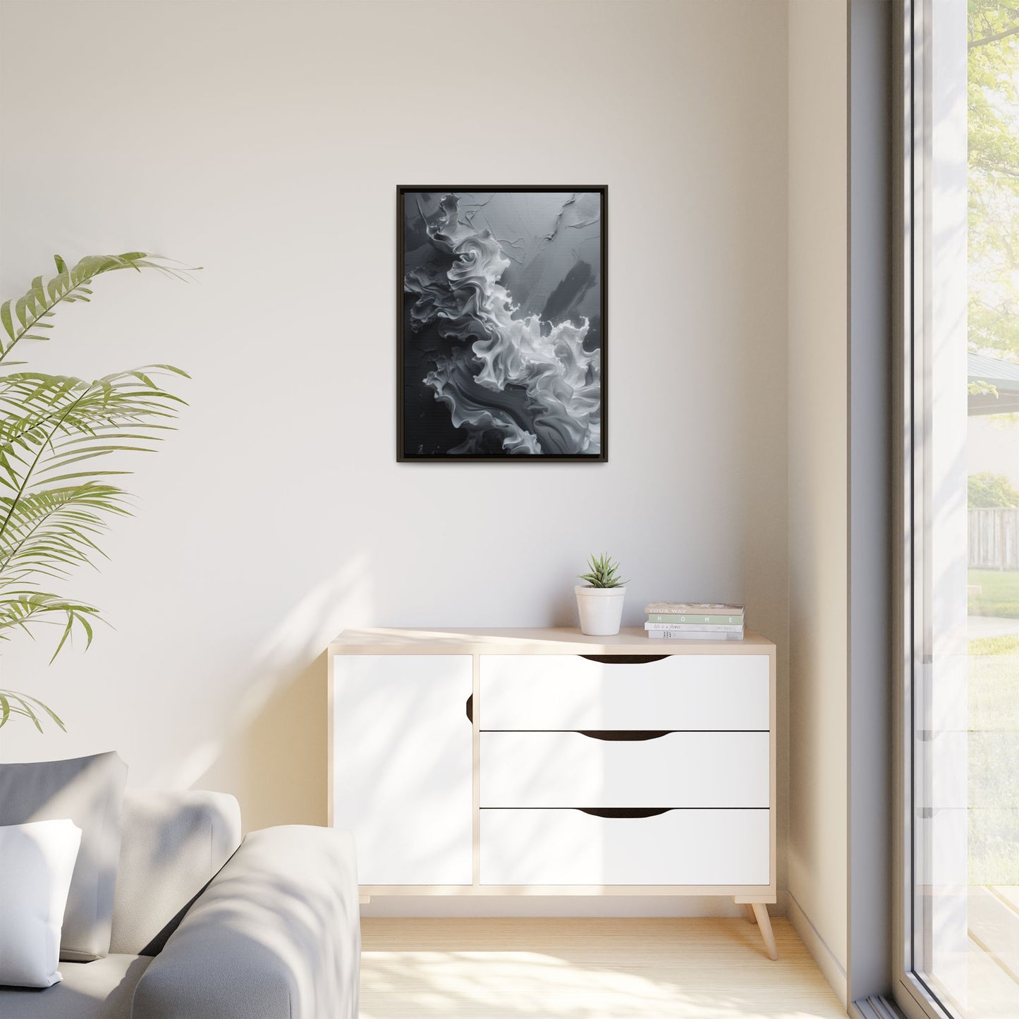 Matte Canvas, Framed (Multi-color)