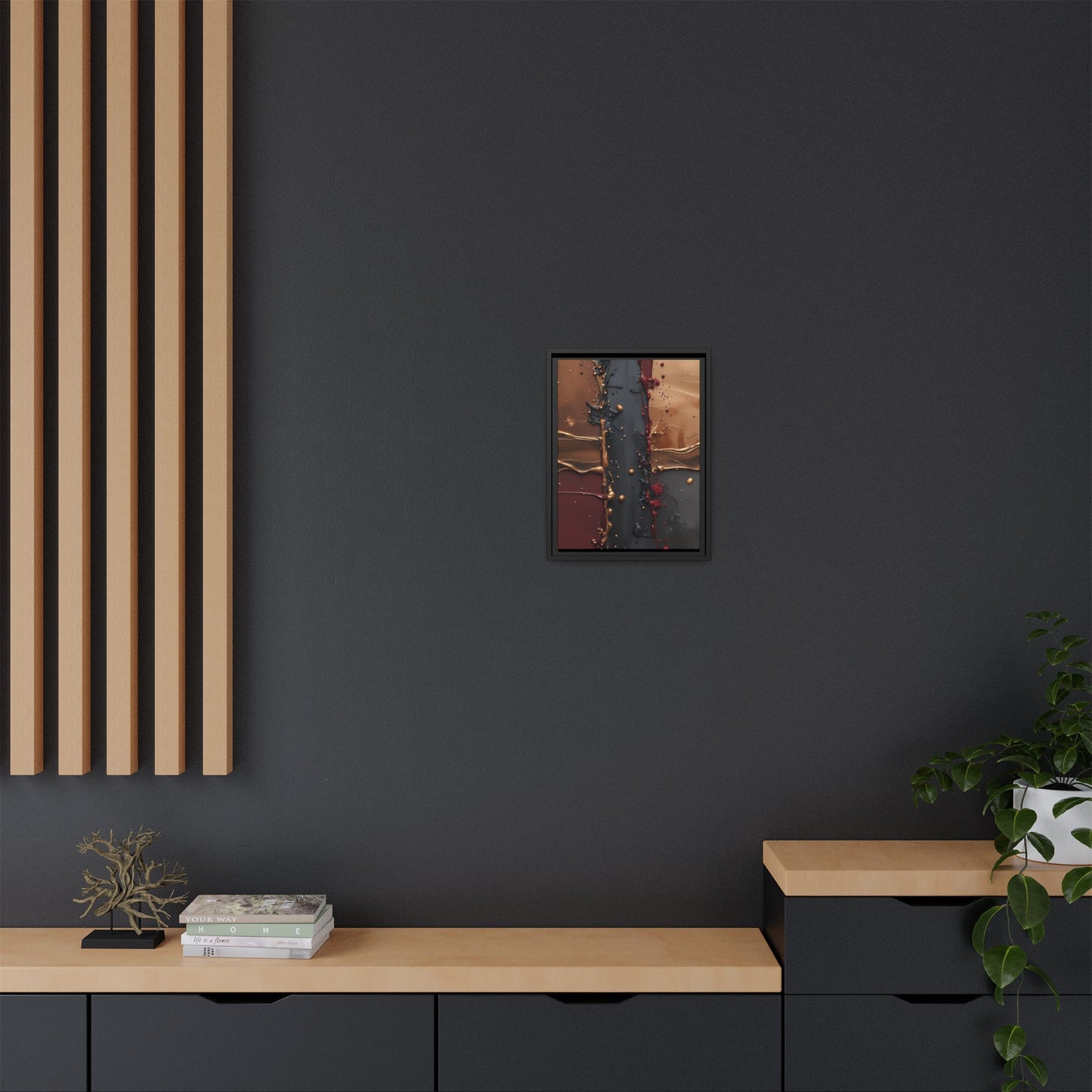 Matte Canvas, Framed (Multi-color)