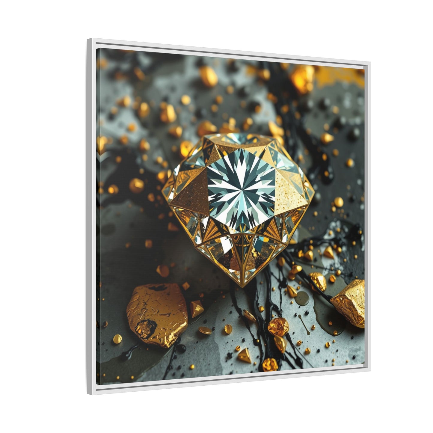 Matte Canvas, Framed (Multi-color)