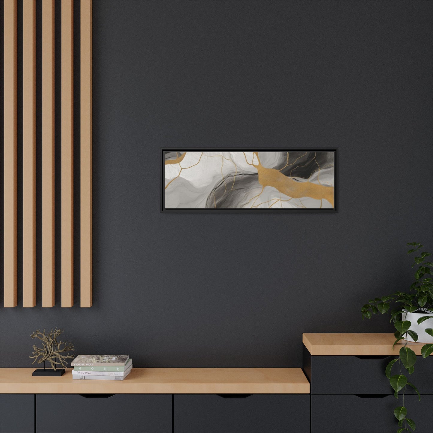 Matte Canvas, Framed (Multi-color)