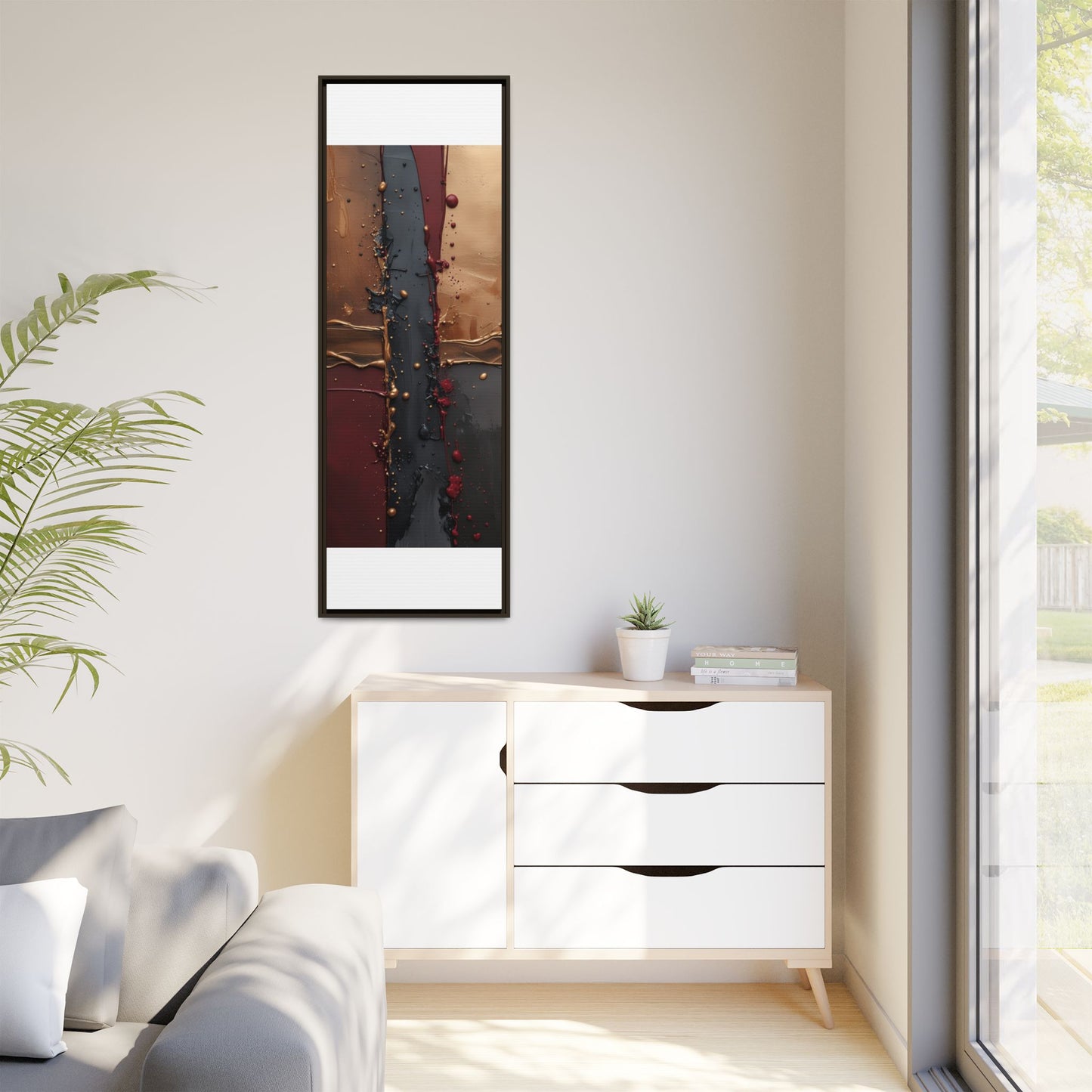Matte Canvas, Framed (Multi-color)