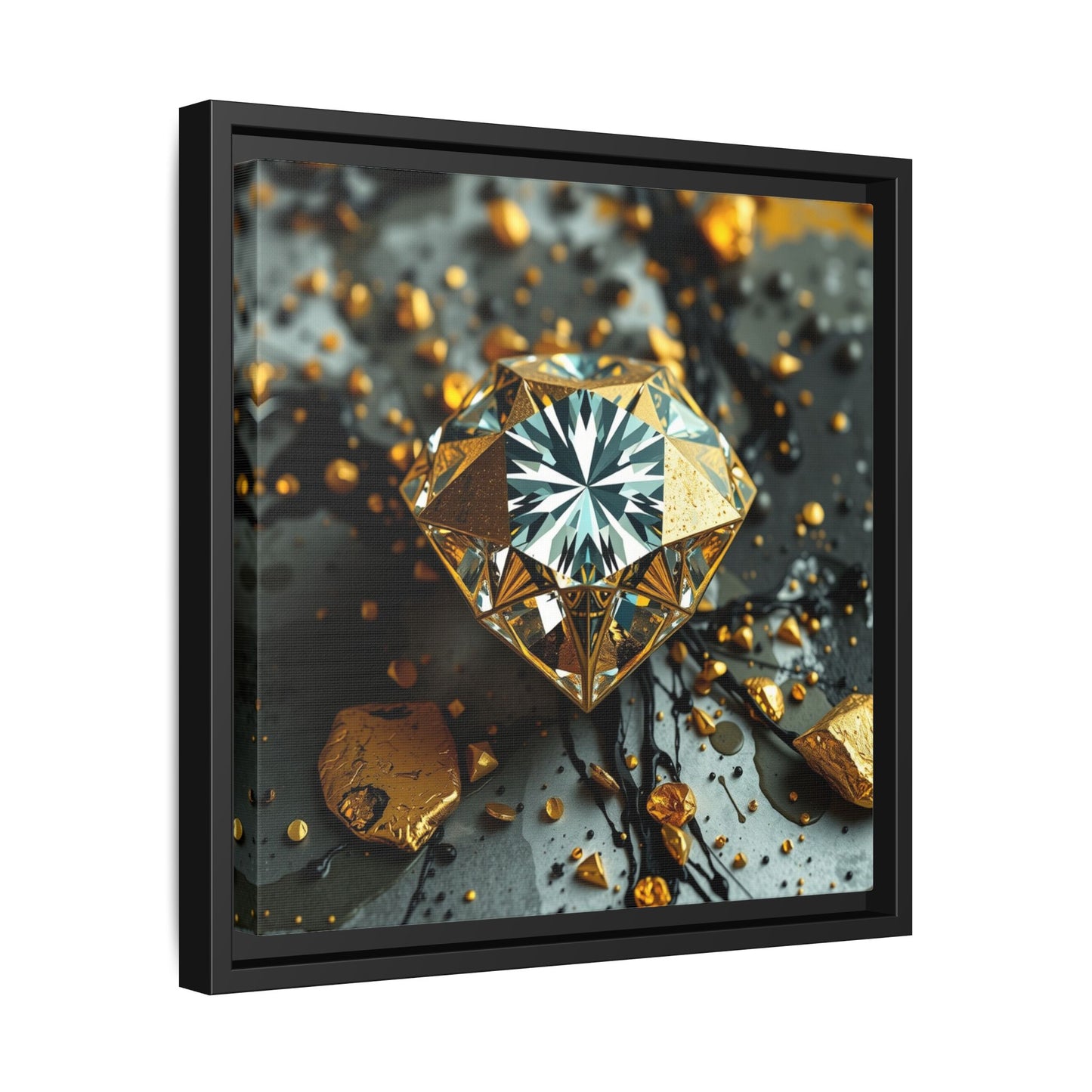 Matte Canvas, Framed (Multi-color)