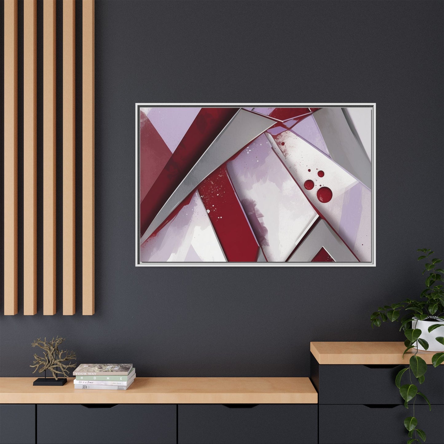 Matte Canvas, Framed (Multi-color)