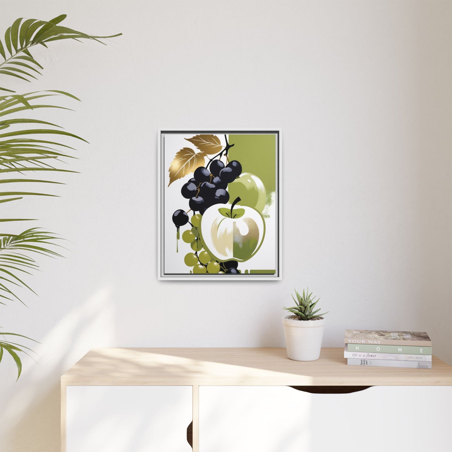 Matte Canvas, Framed (Multi-color)