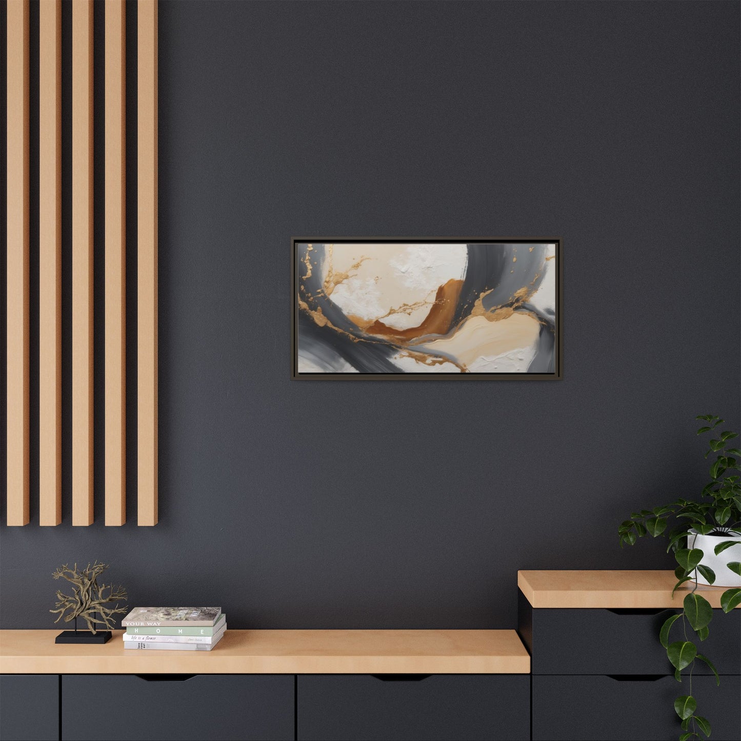 Matte Canvas, Framed (Multi-color)