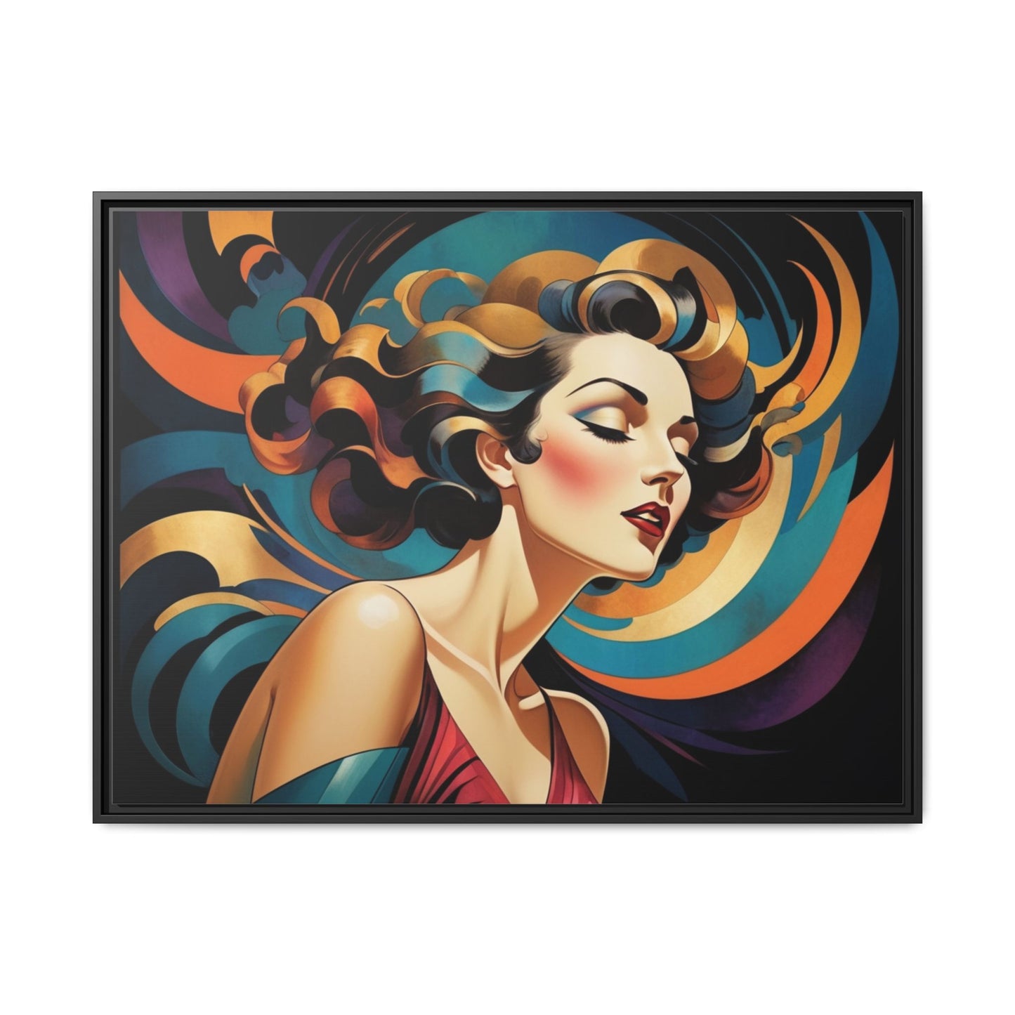 Matte Canvas, Framed (Multi-color)