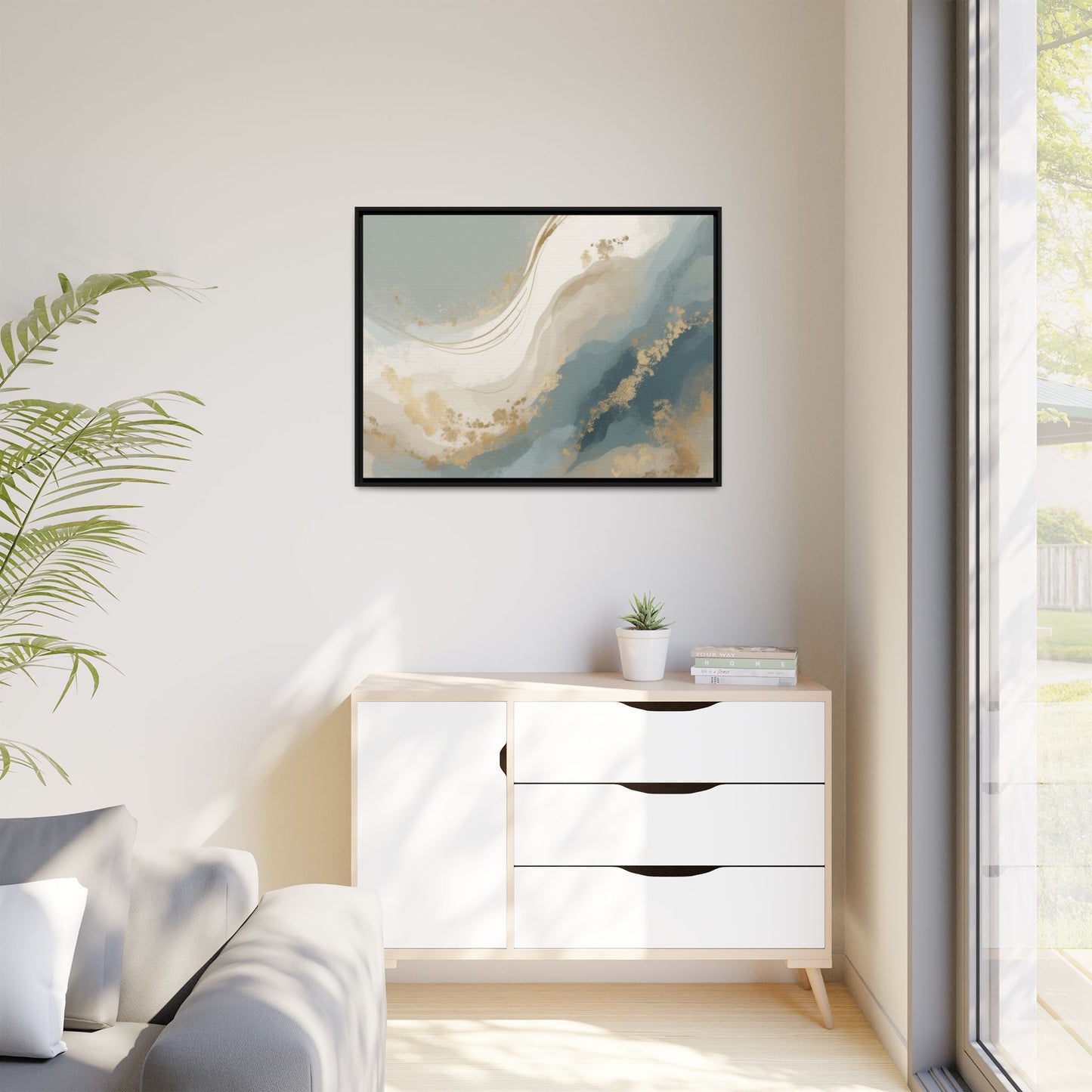 Matte Canvas, Framed (Multi-color)