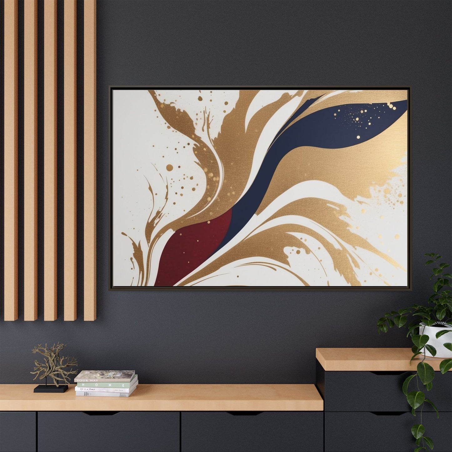 Matte Canvas, Framed (Multi-color)