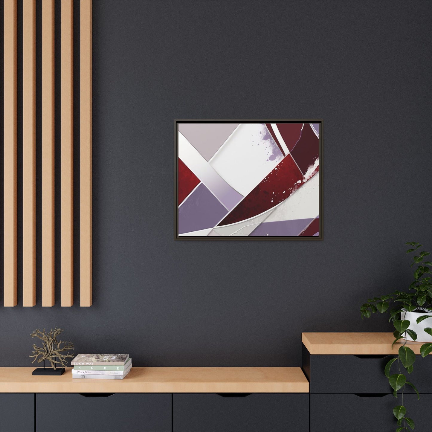 Matte Canvas, Framed (Multi-color)