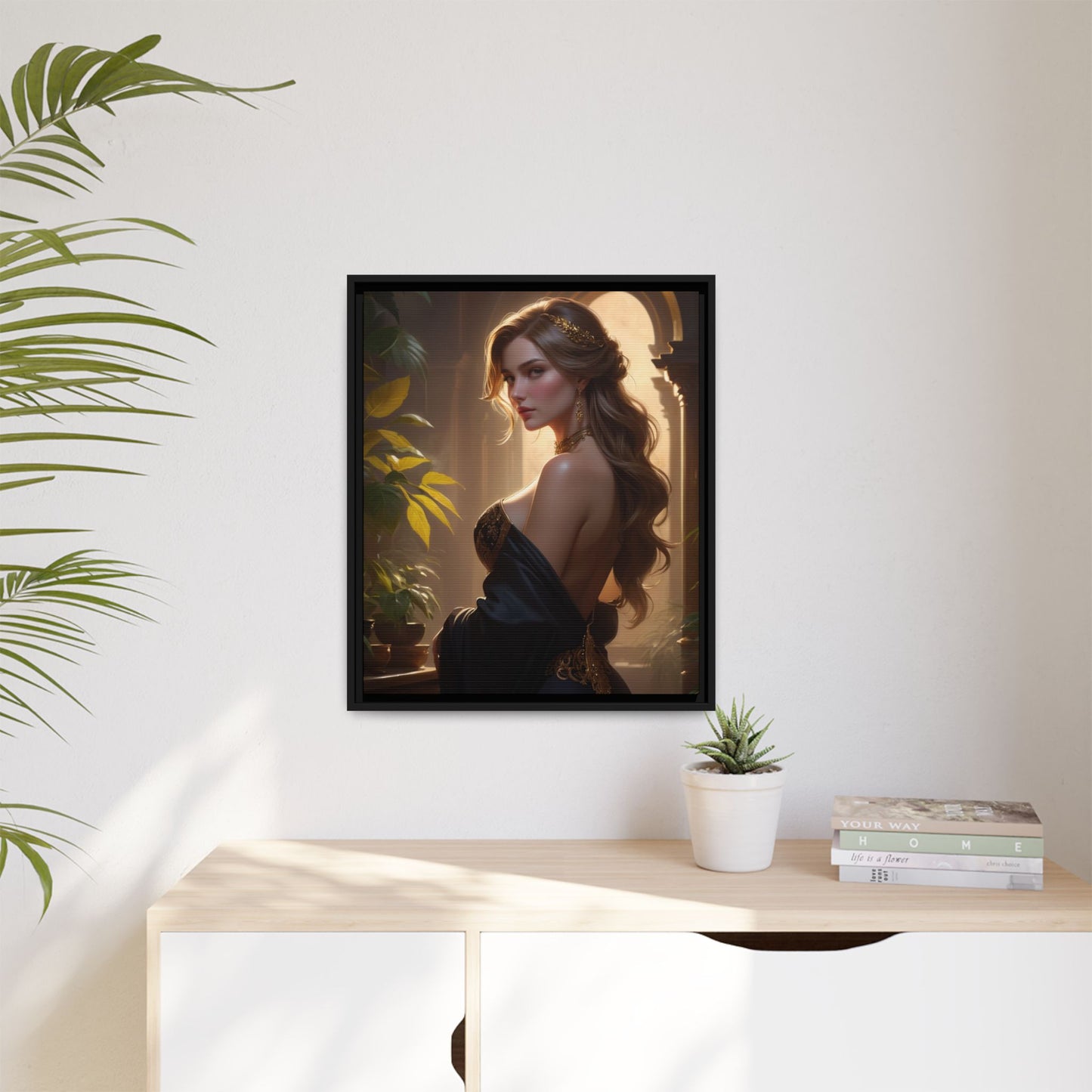 Matte Canvas, Framed (Multi-color)