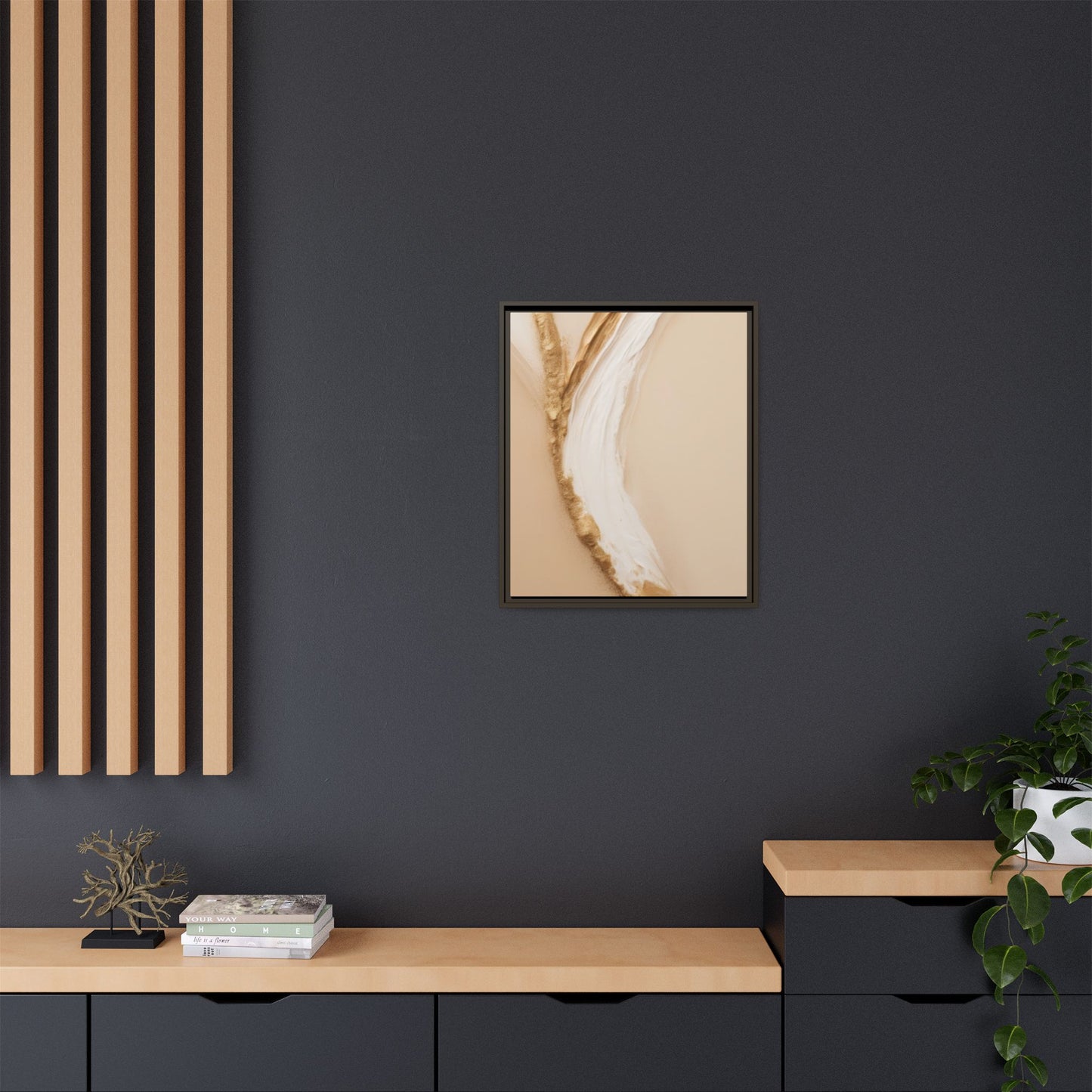 Matte Canvas, Framed (Multi-color)