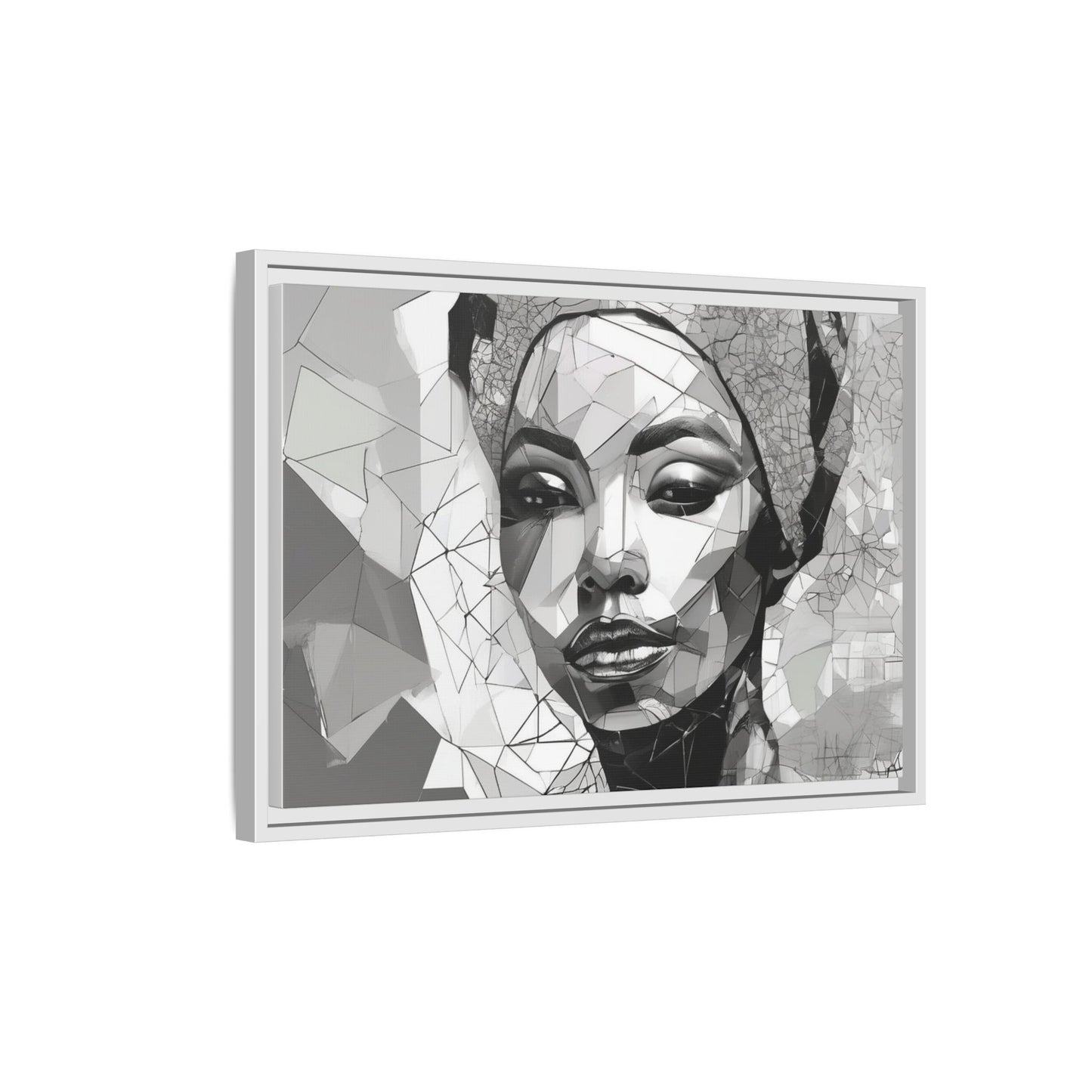 Fractured Grace: Portrait in Prism