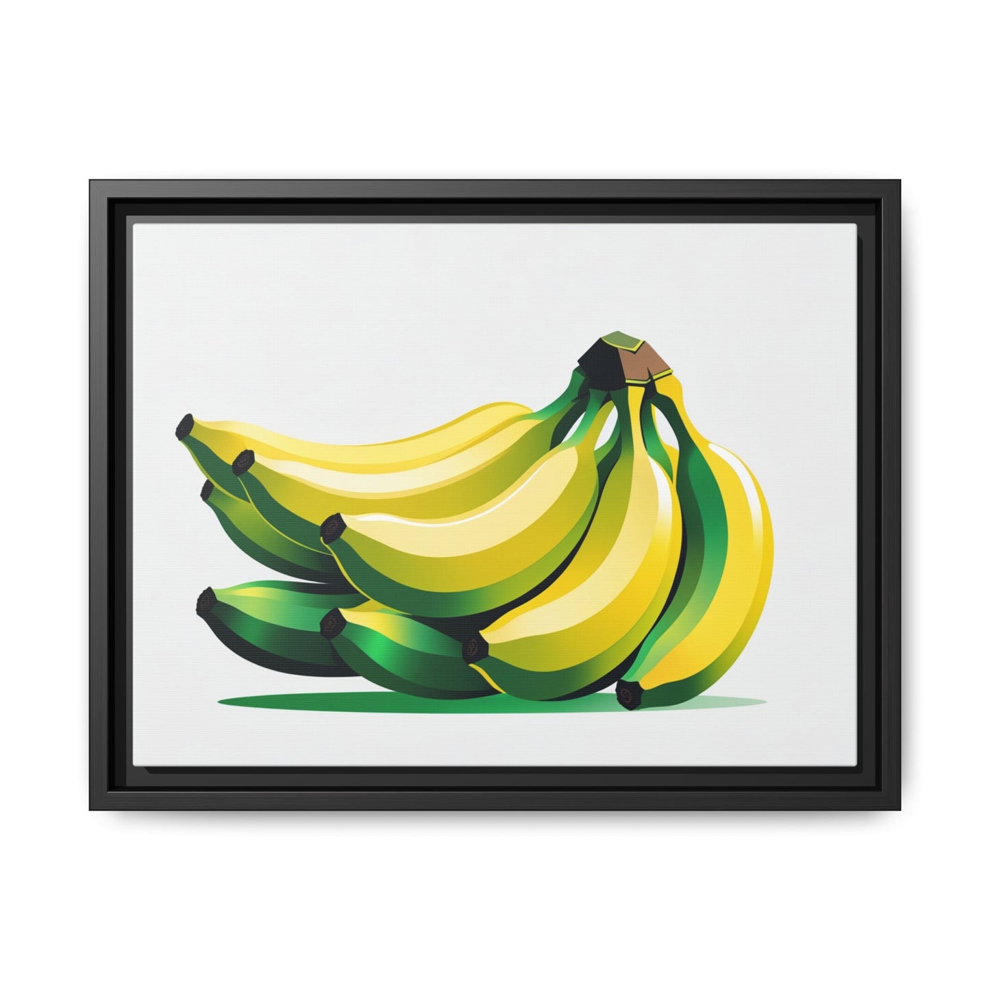 Banana Bunch Framed Matte Canvas Wall Art