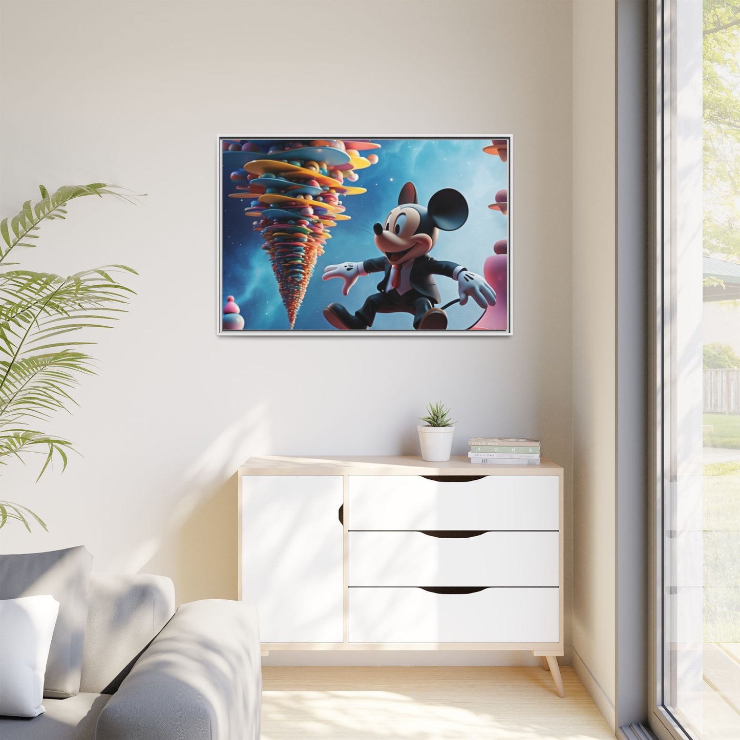 Matte Canvas, Framed (Multi-color)