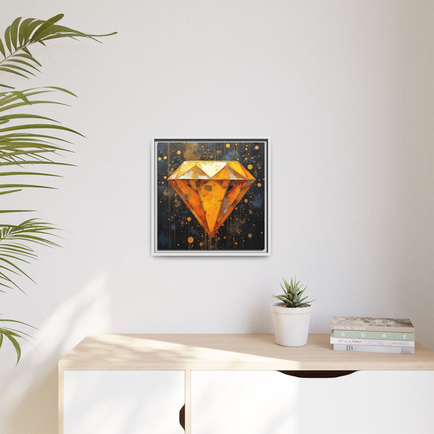 Matte Canvas, Framed (Multi-color)