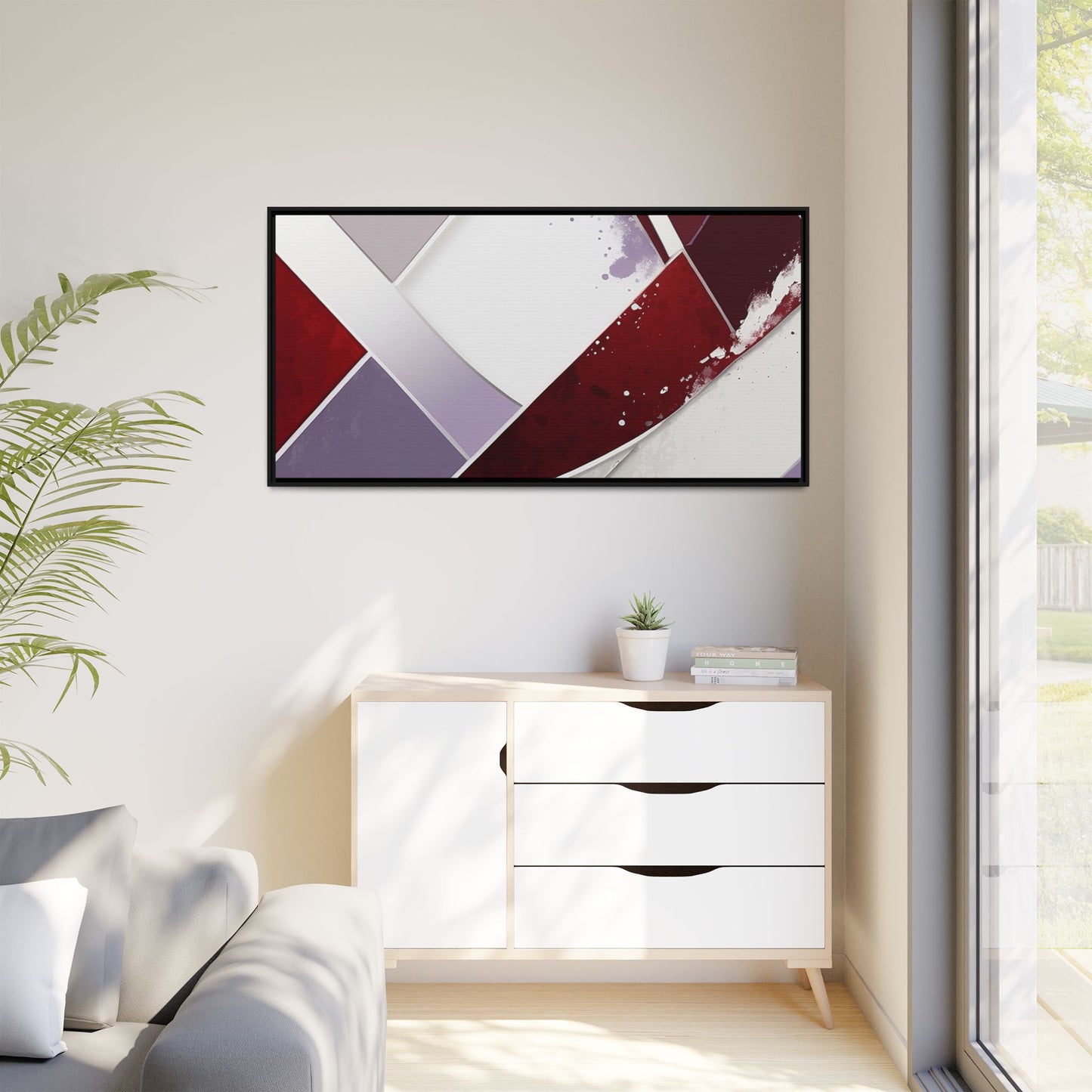 Matte Canvas, Framed (Multi-color)