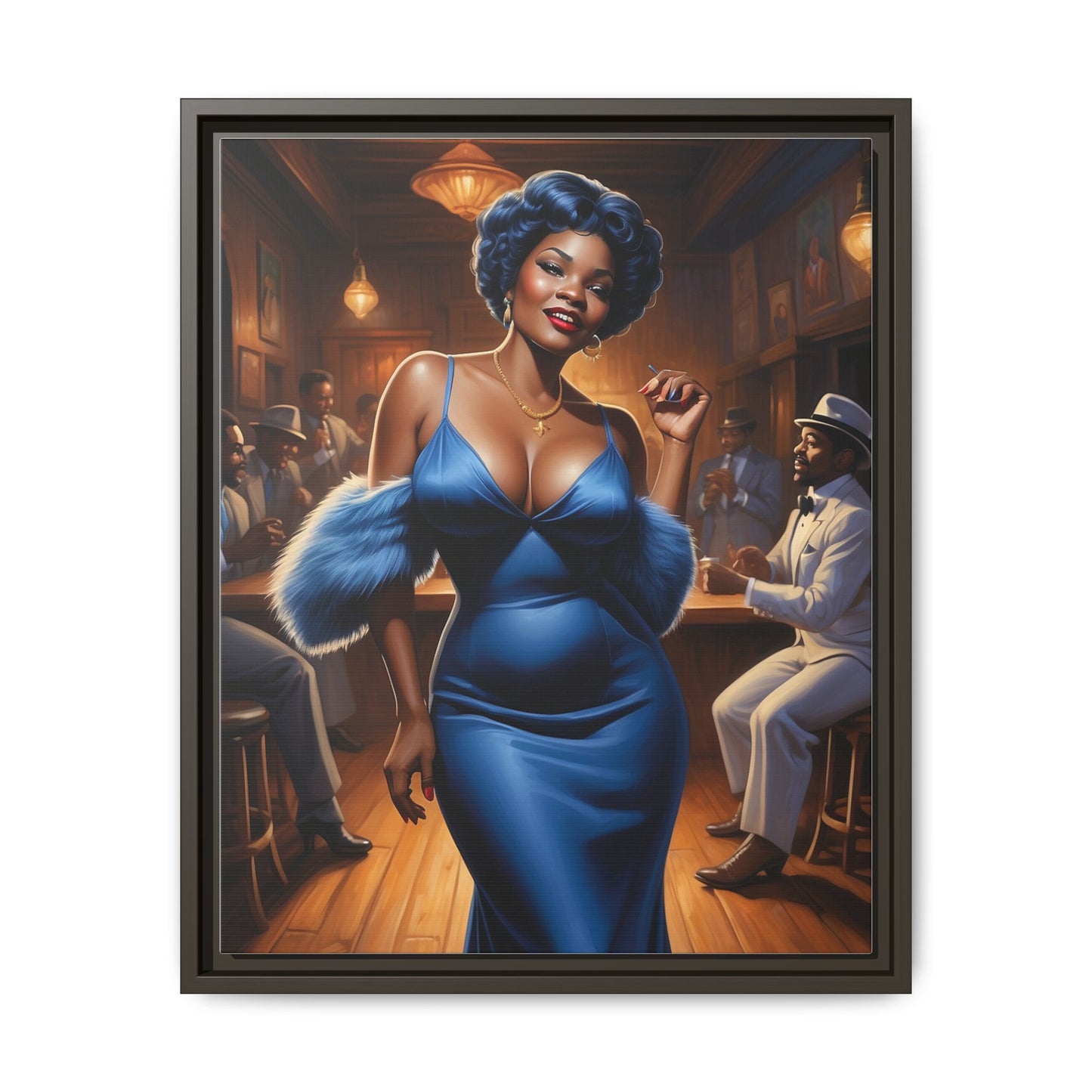 Matte Canvas, Framed (Multi-color)