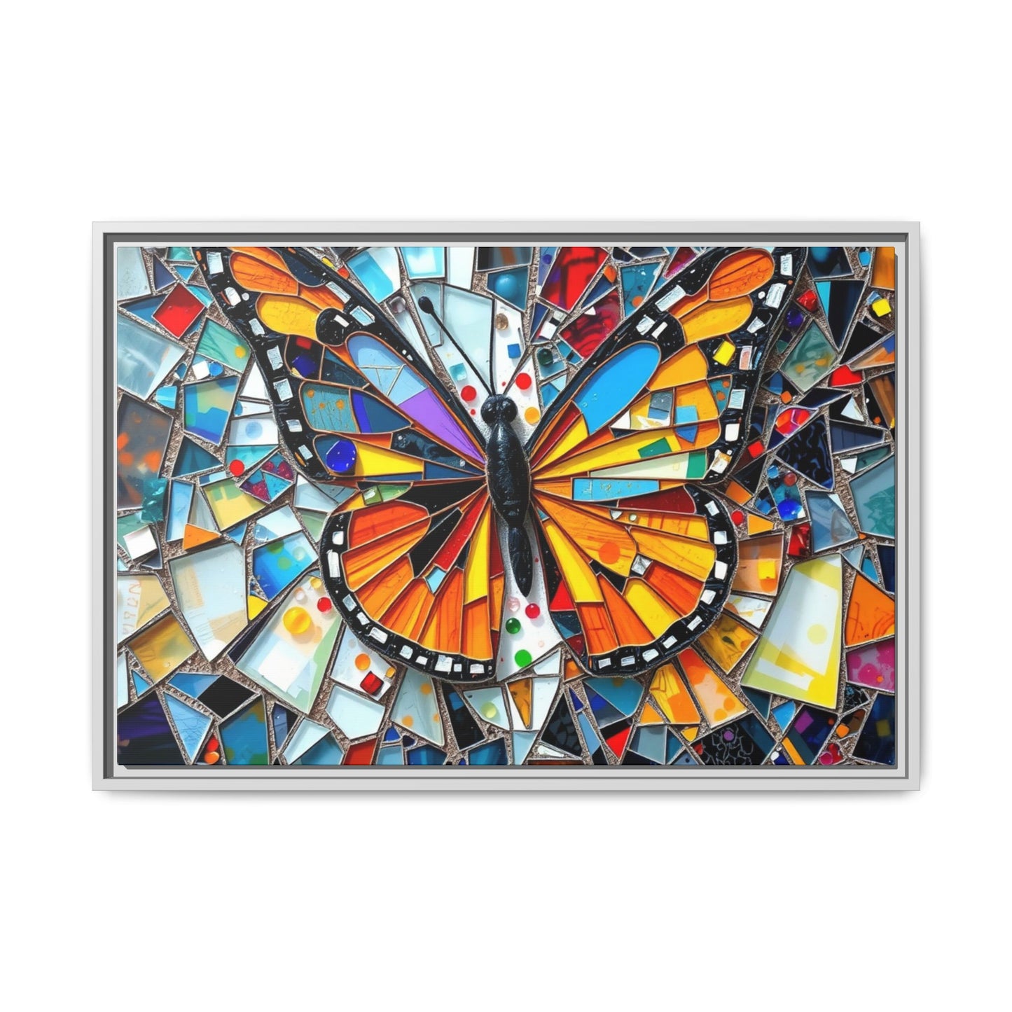 Wings of Renewal: Mosaic Butterfly Dream
