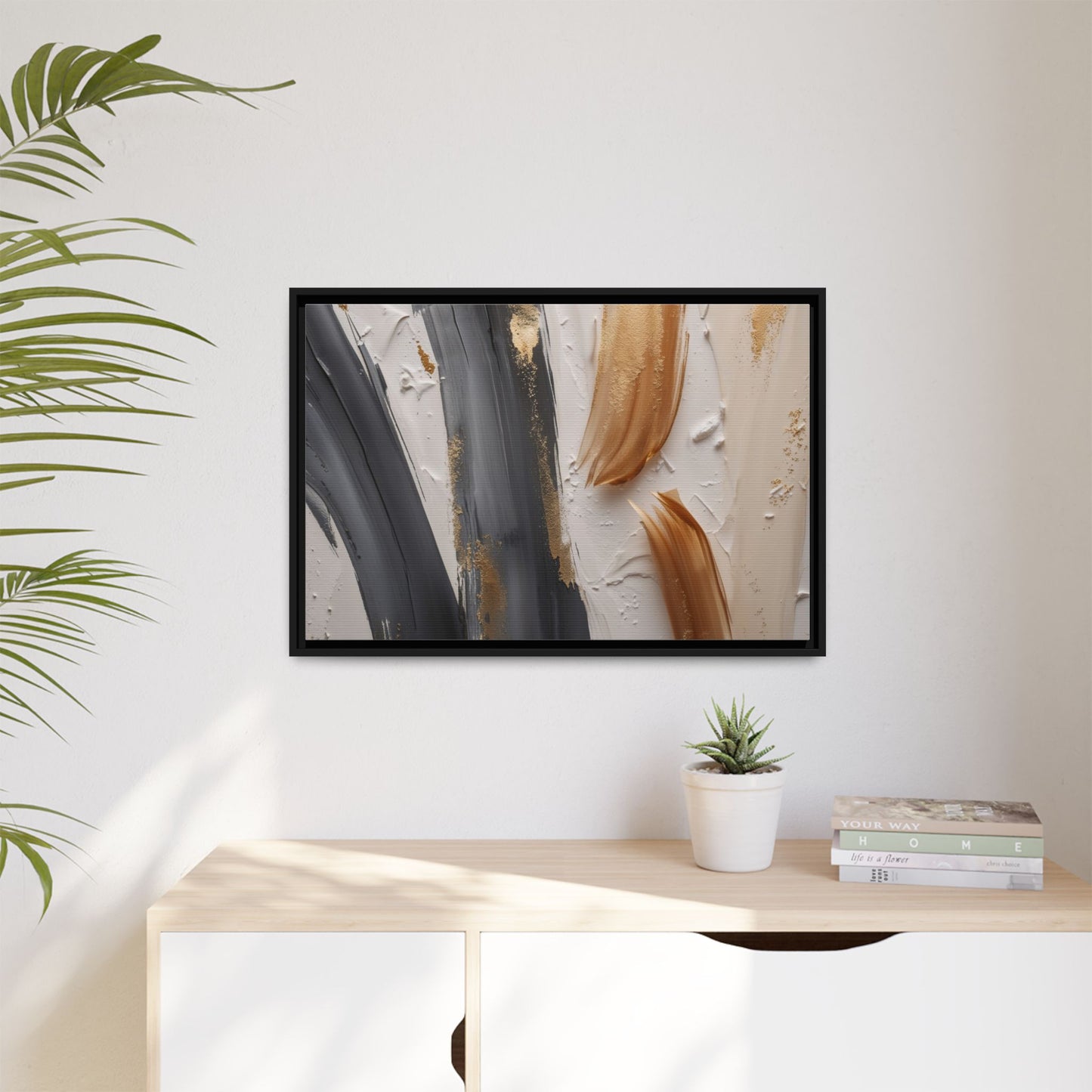 Matte Canvas, Framed (Multi-color)