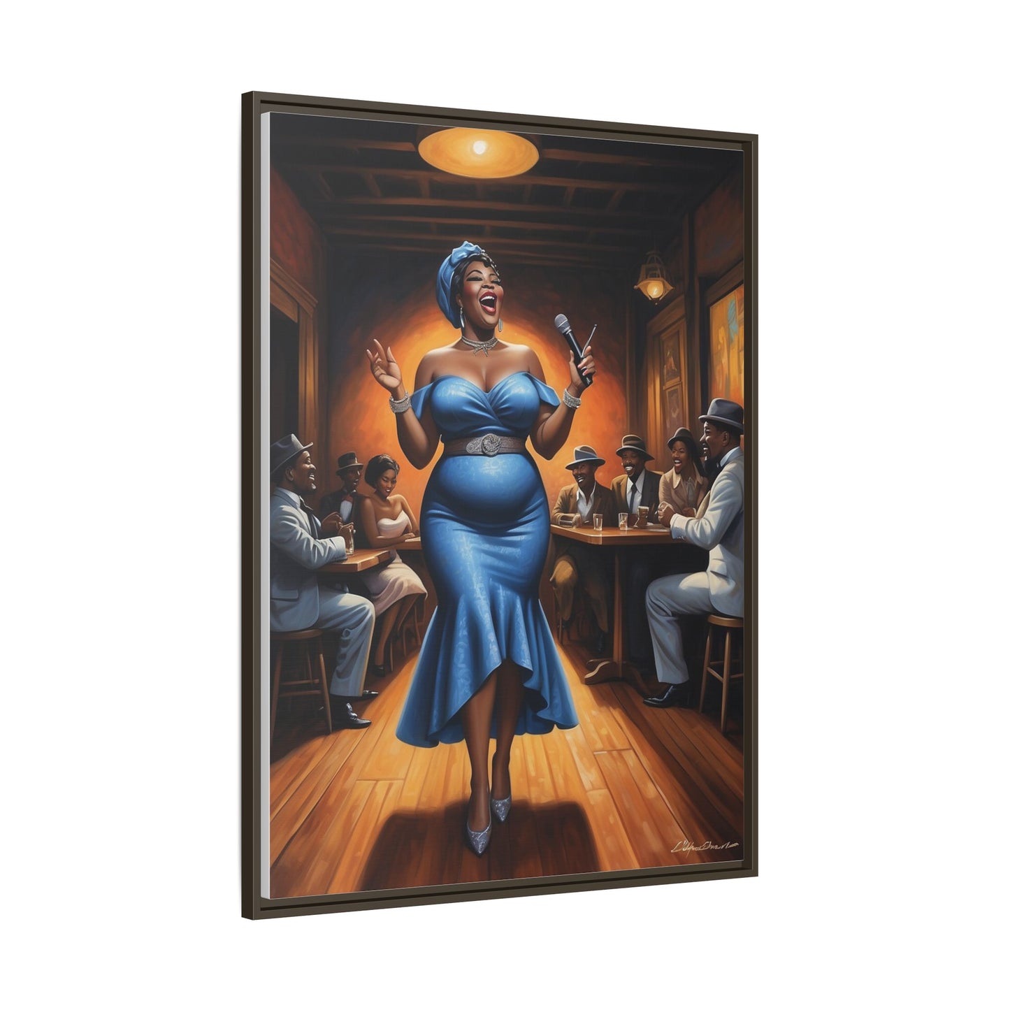 Matte Canvas, Framed (Multi-color)