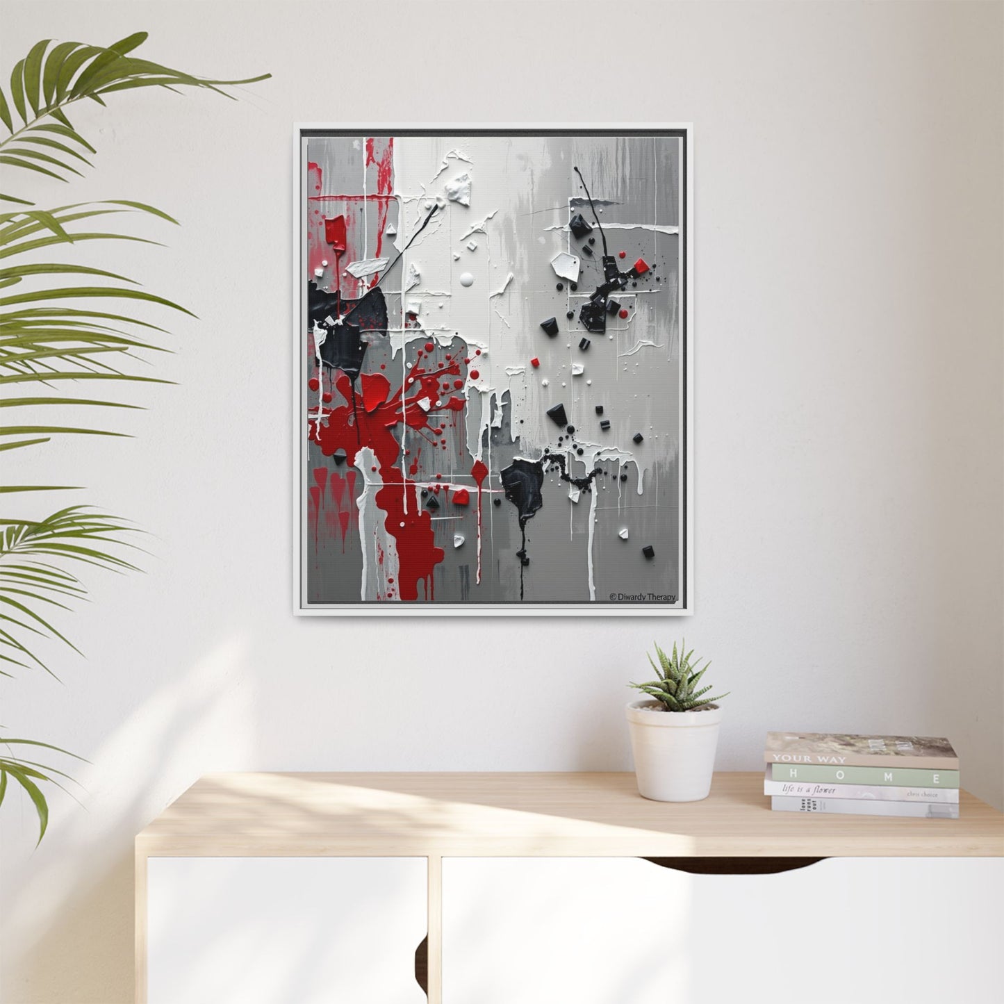 Matte Canvas, Framed (Multi-color)