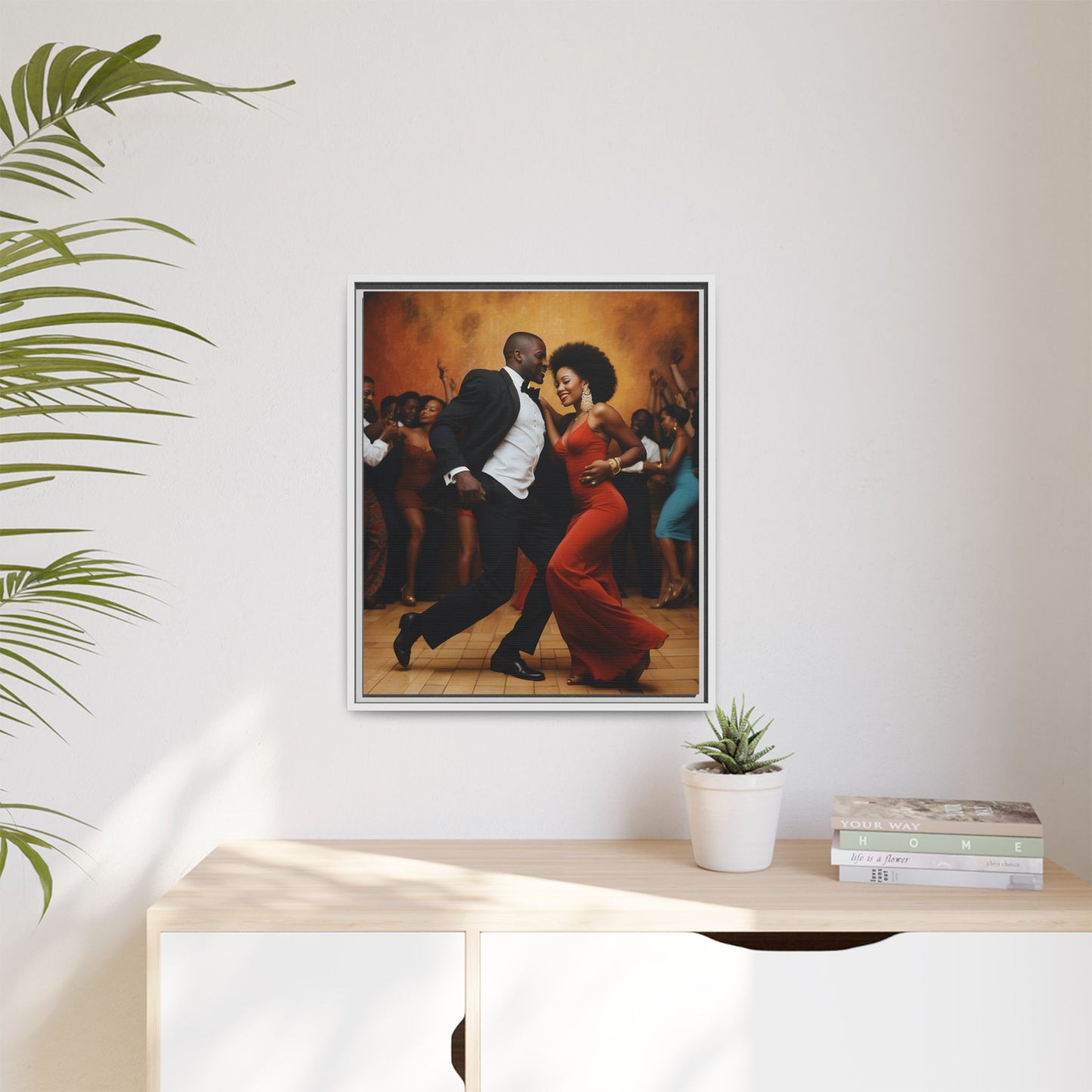 Matte Canvas, Framed (Multi-color)
