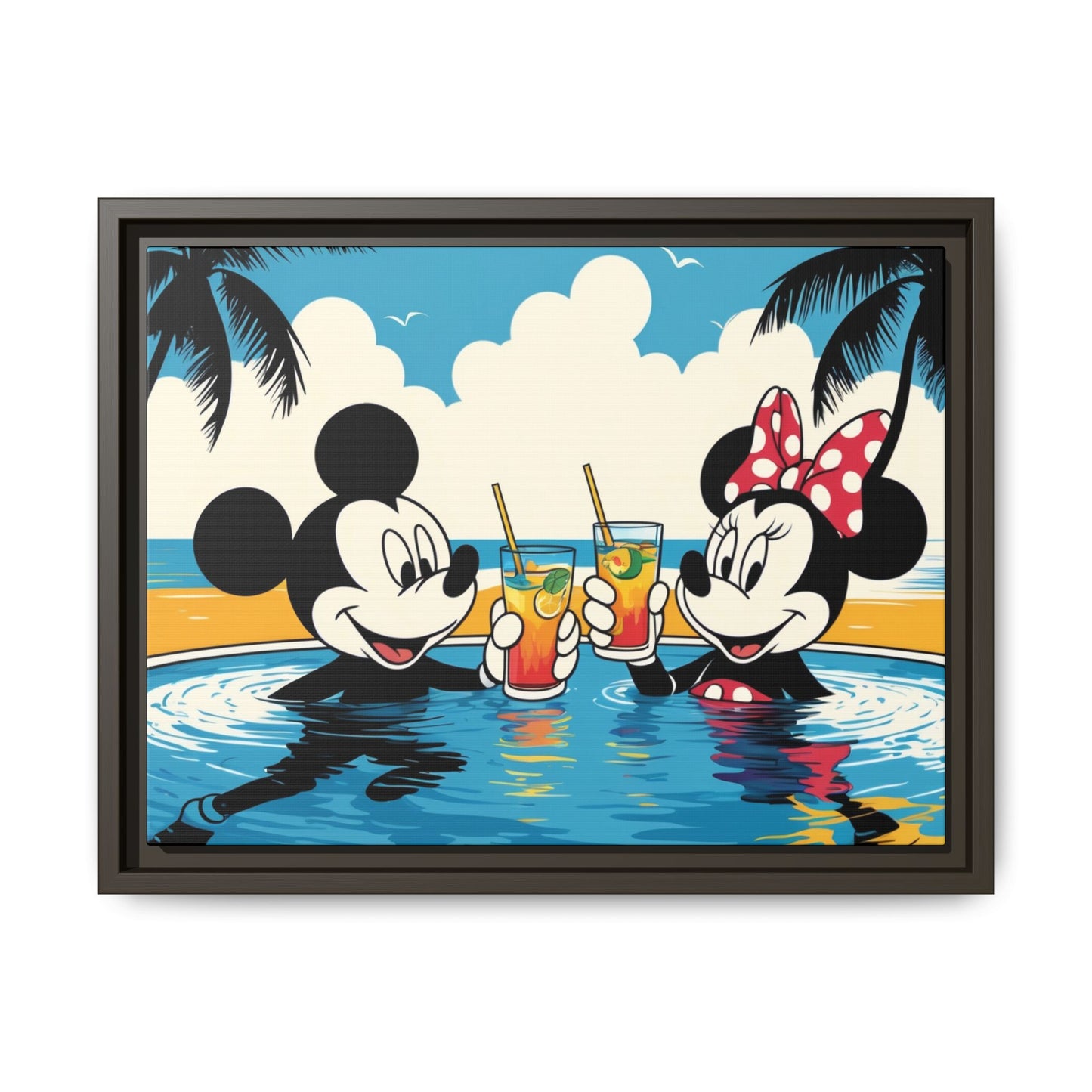 Matte Canvas, Framed (Multi-color)