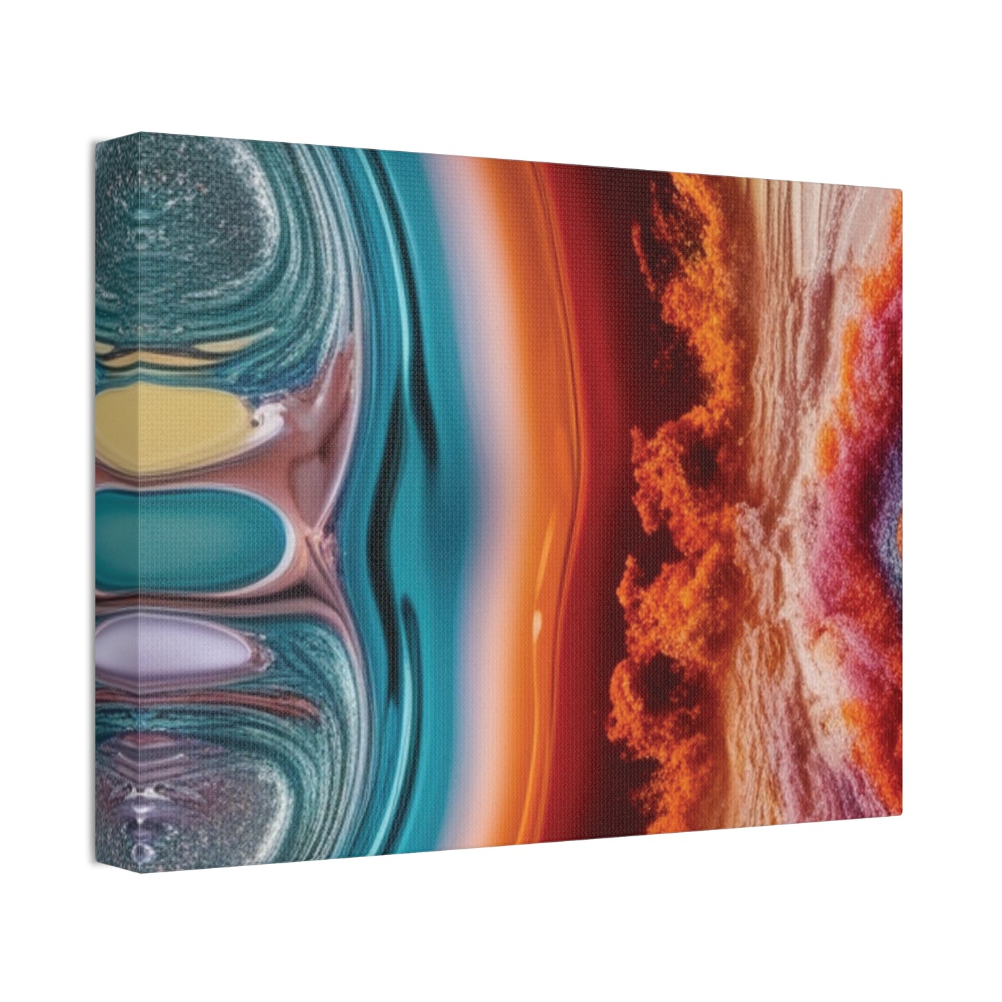 Stunning Abstract Canvas Art - 15" Stretched Wall Decor
