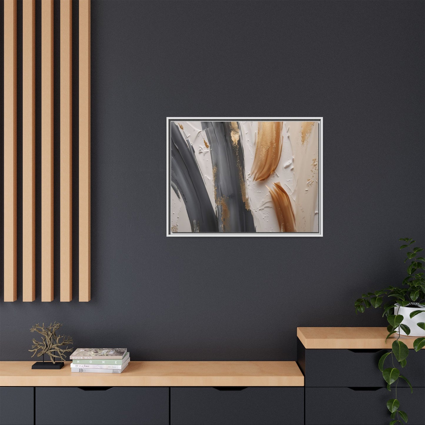 Matte Canvas, Framed (Multi-color)