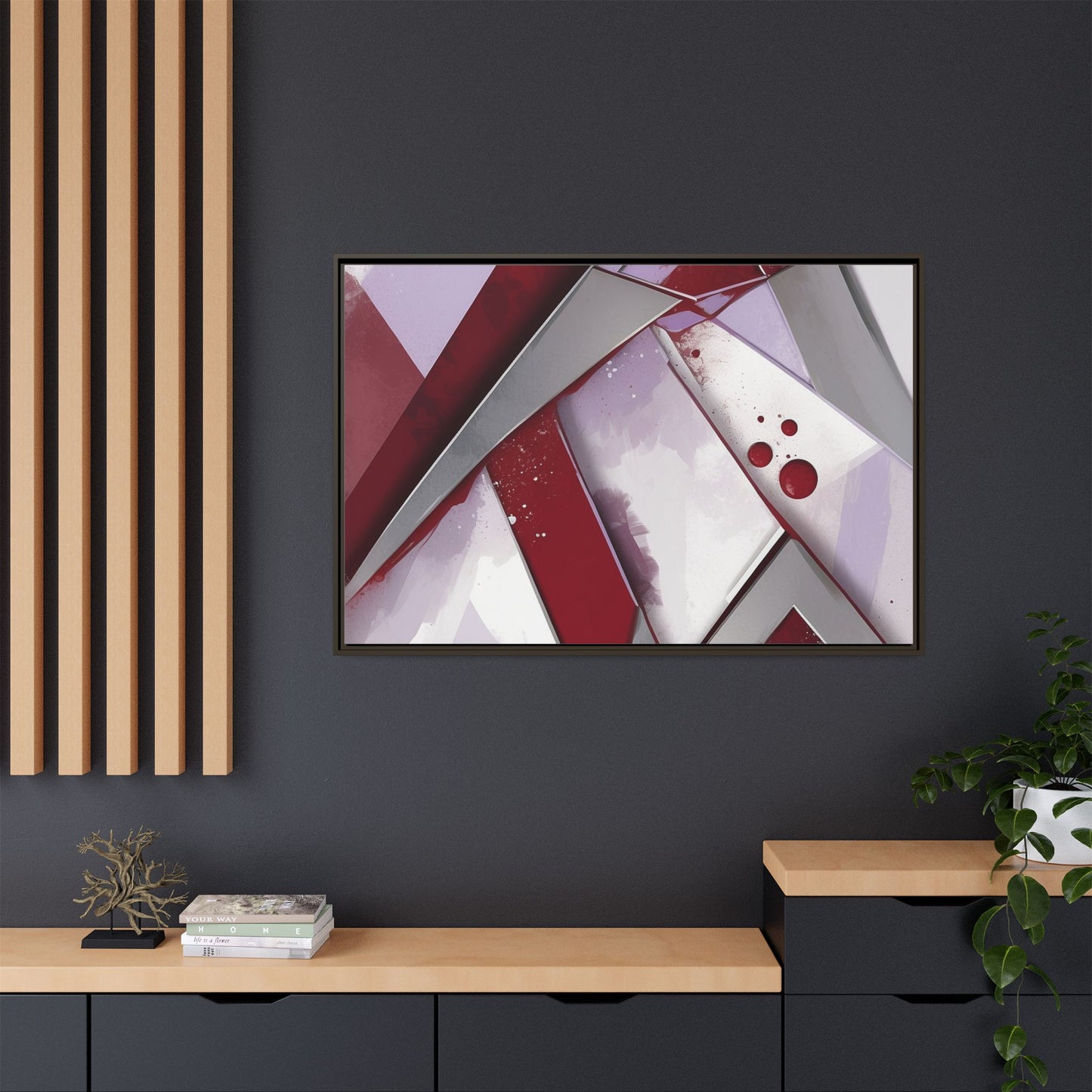 Matte Canvas, Framed (Multi-color)