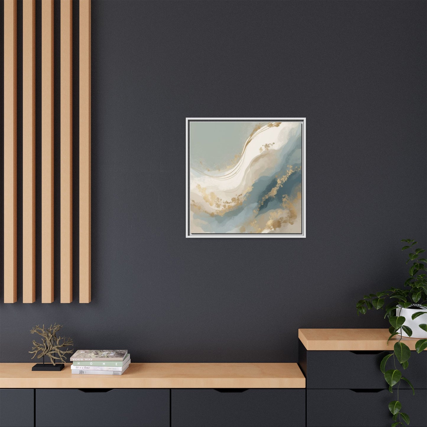 Matte Canvas, Framed (Multi-color)