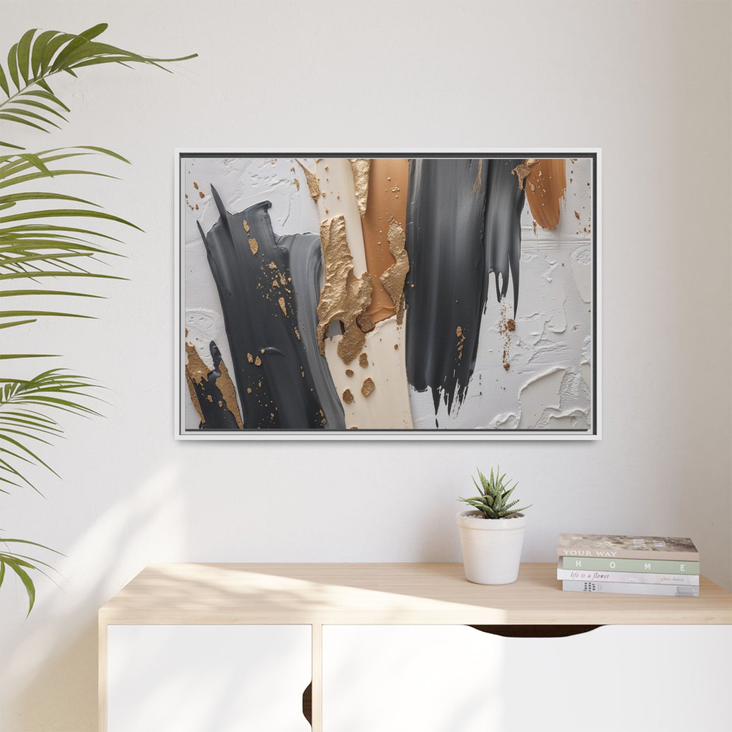 Matte Canvas, Framed (Multi-color)