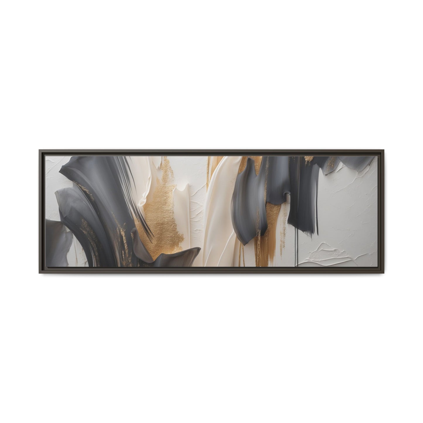 Abstract Multi-Color Framed Canvas Art - Modern Home Decor