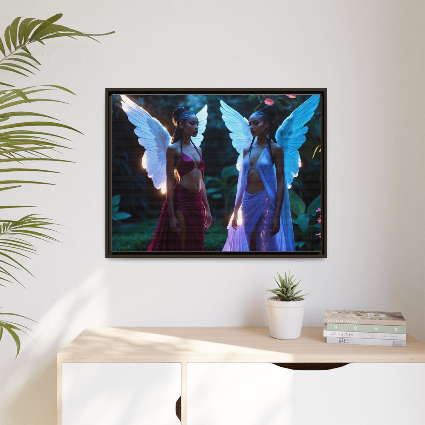 Matte Canvas, Framed (Multi-color)
