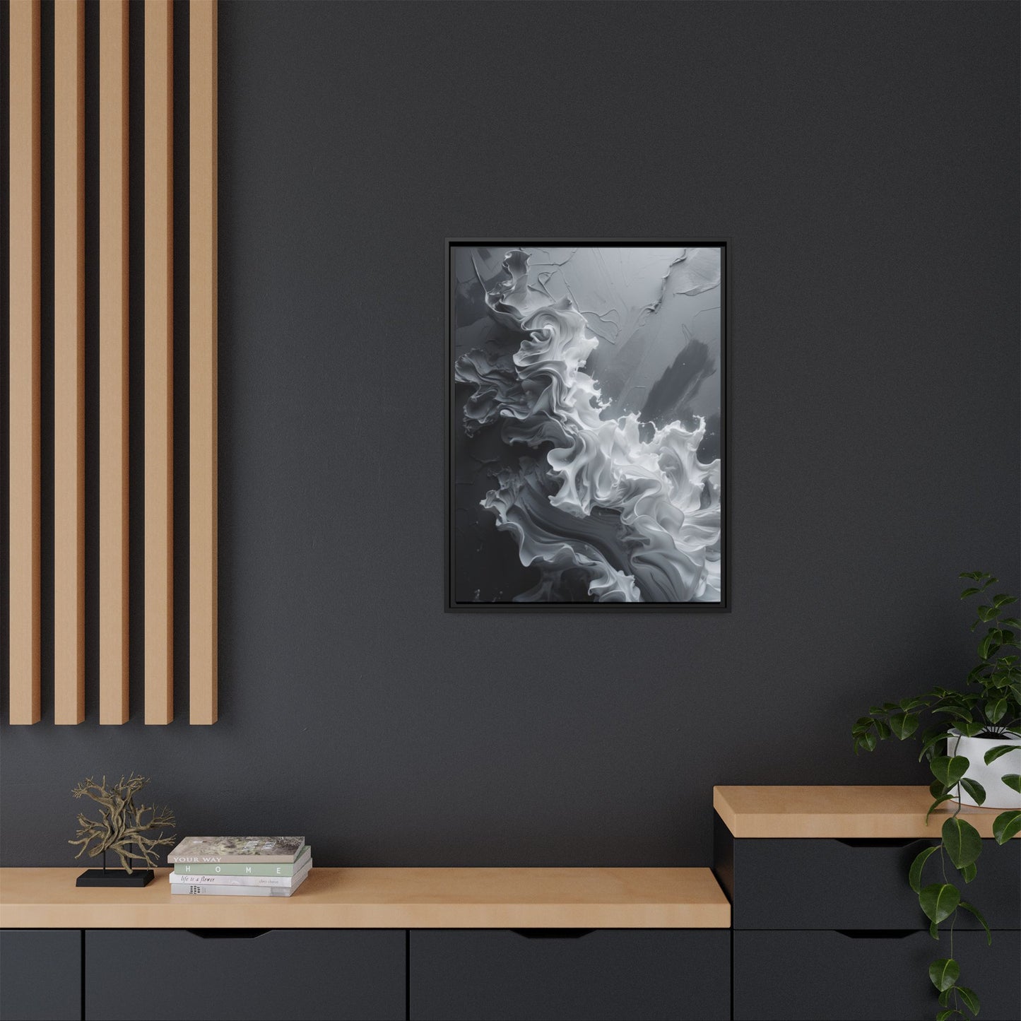 Matte Canvas, Framed (Multi-color)