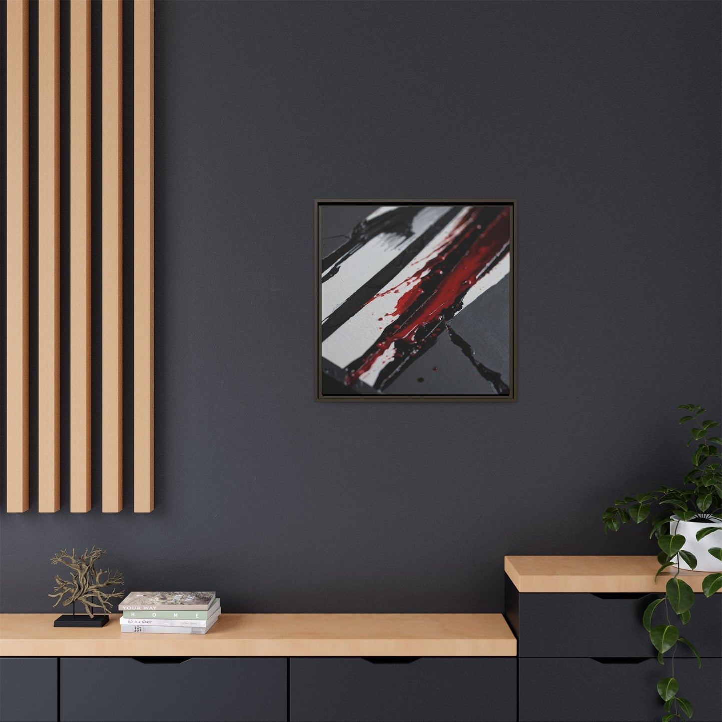 Matte Canvas, Framed (Multi-color)