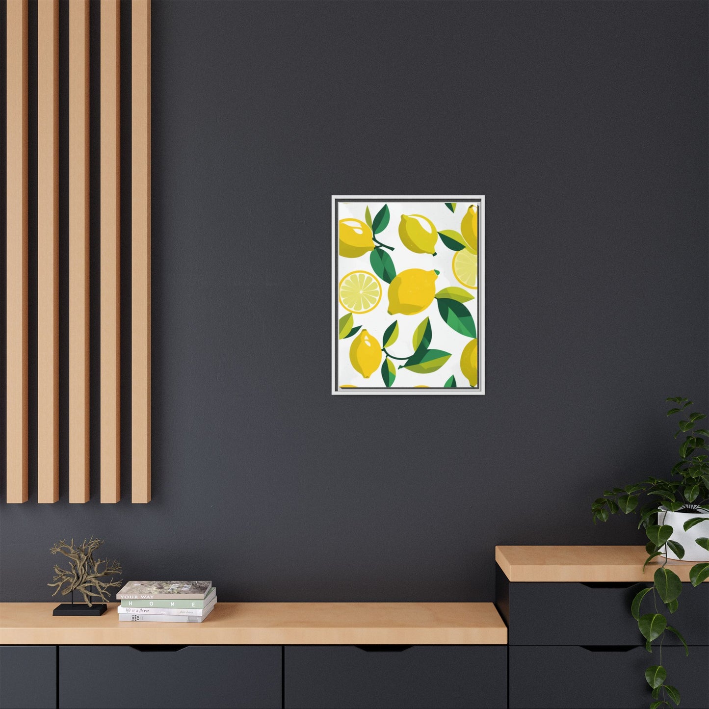 Matte Canvas, Framed (Multi-color)