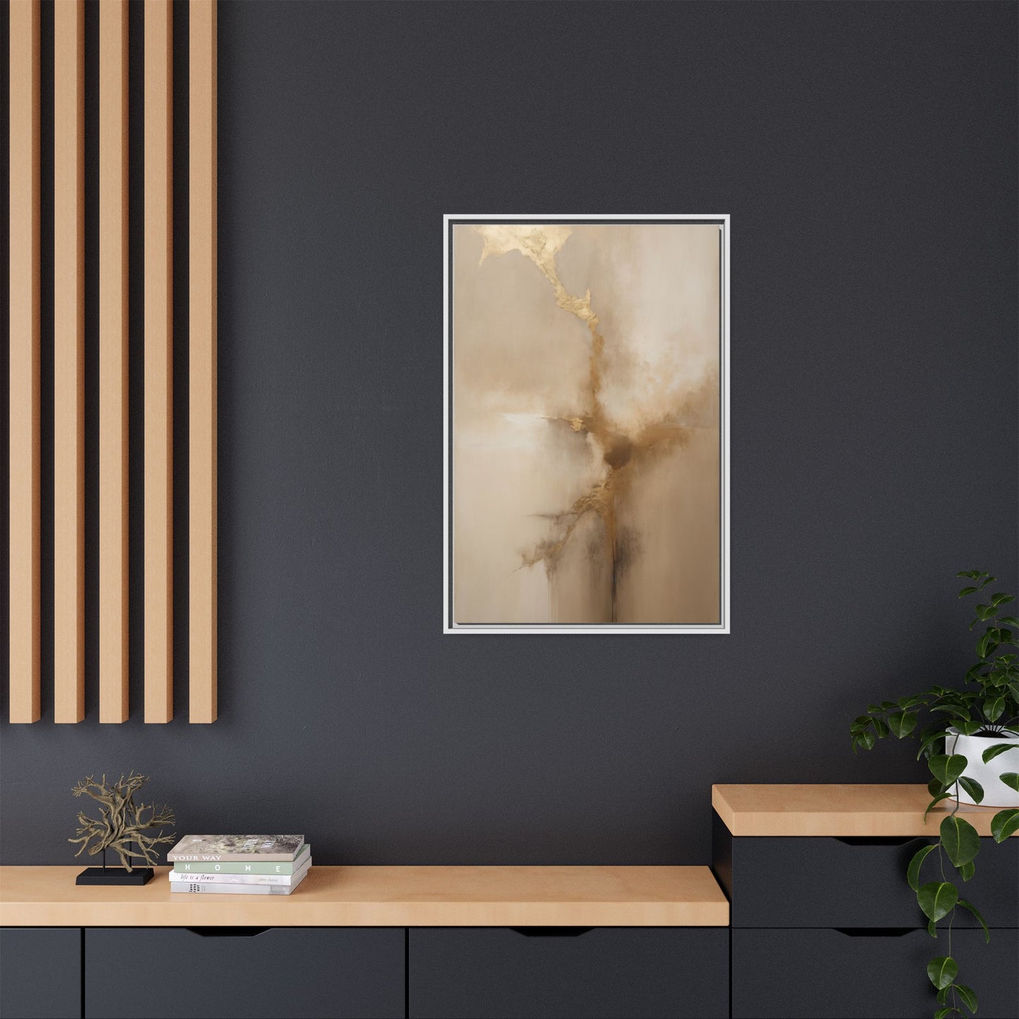 Matte Canvas, Framed (Multi-color)