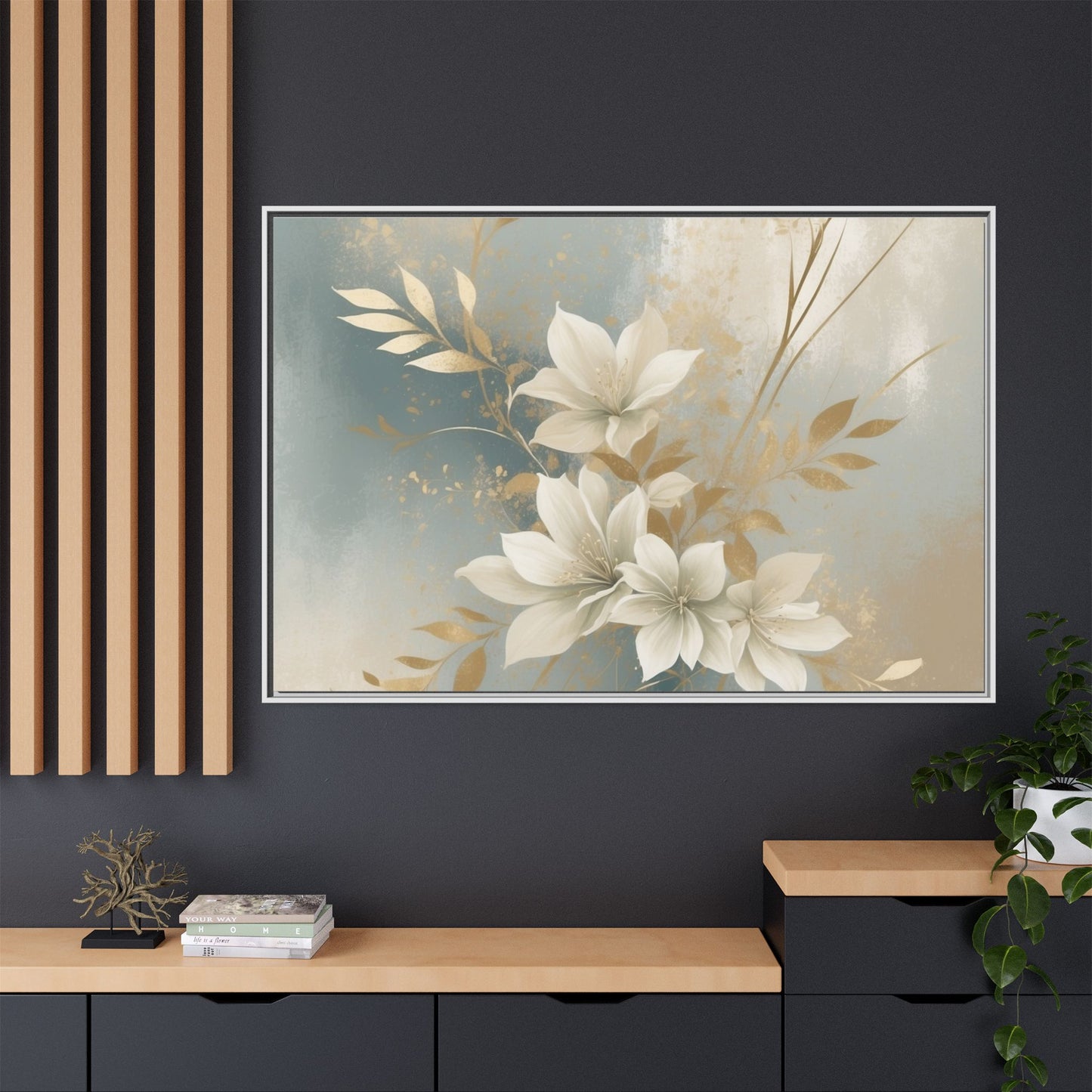 Matte Canvas, Framed (Multi-color)