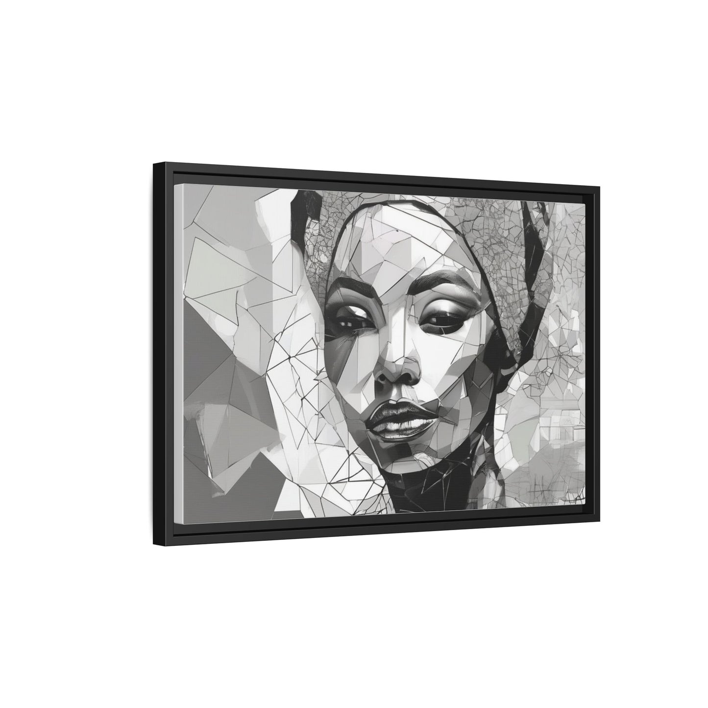 Fractured Grace: Portrait in Prism