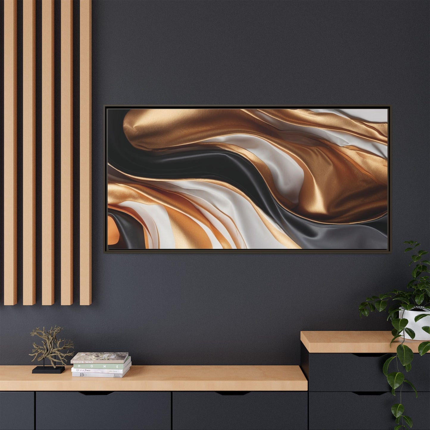 Matte Canvas, Framed (Multi-color)